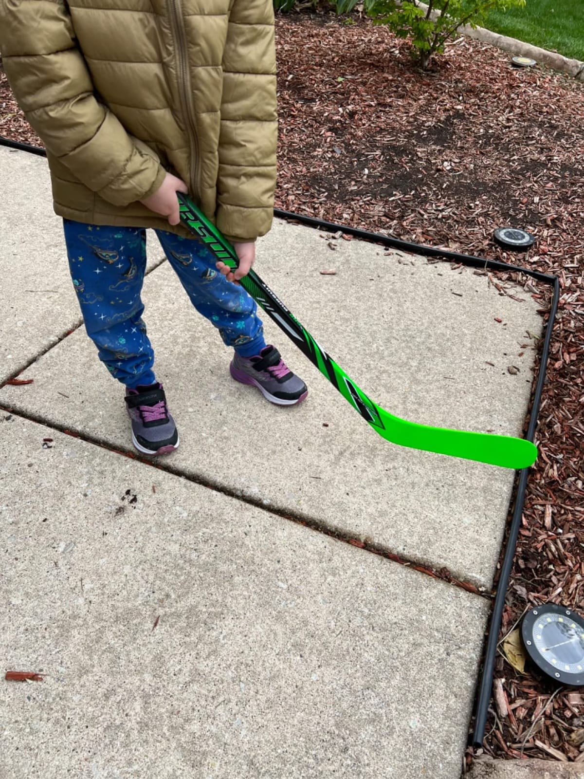 Franklin Sports Kids Ice Hockey Stick customer photo 2