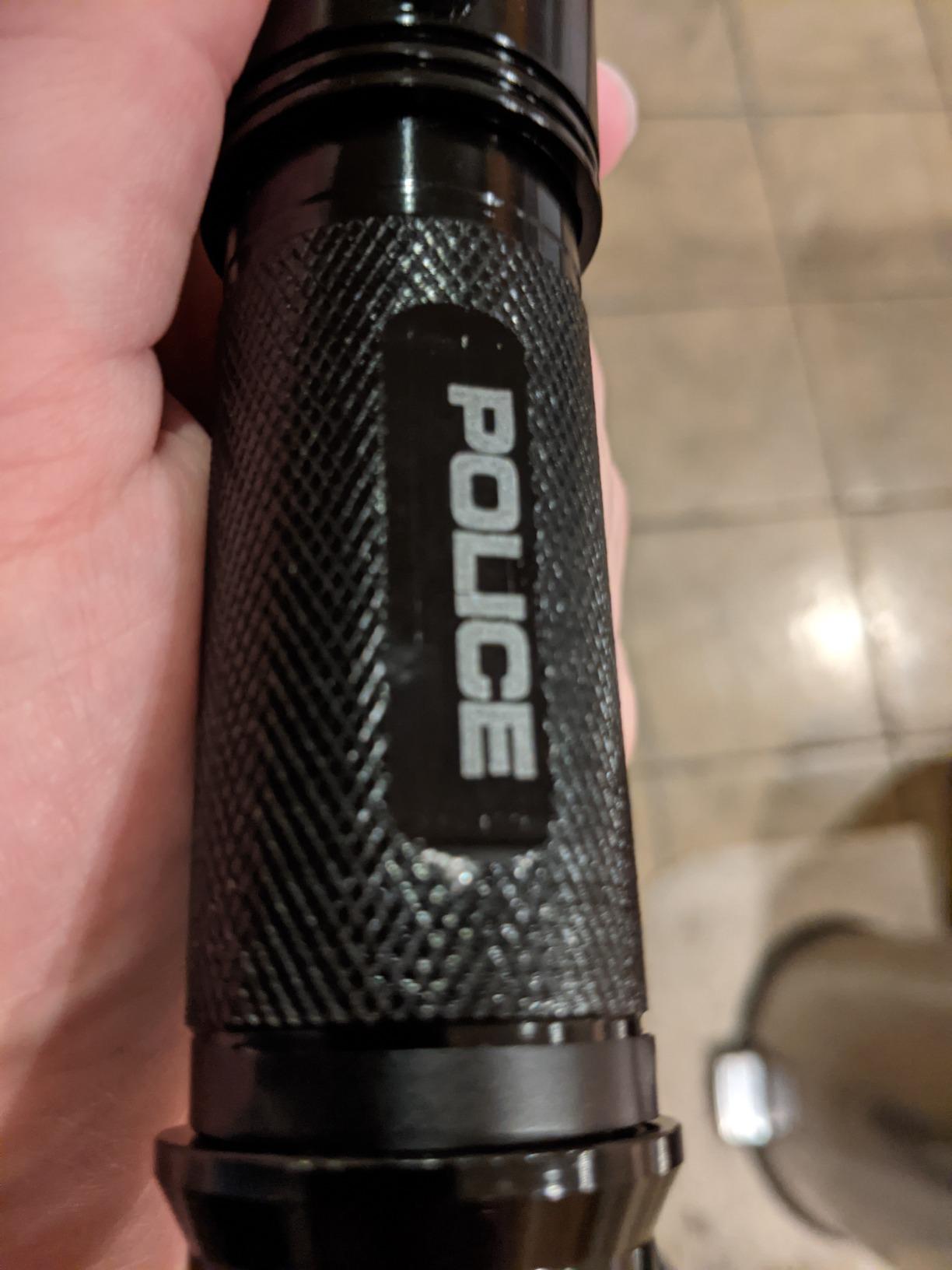 POLICE Stun Gun 1109 - Max Volt Rechargeable with LED Tactical Flashlight customer photo 2