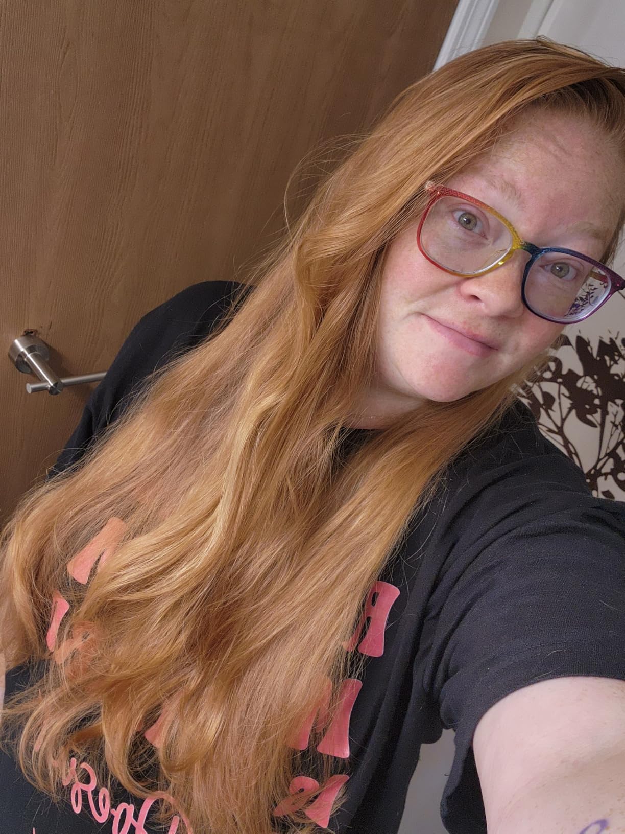 Kristin Ess Hair Gloss in Bittersweet Dark Brunette - 4 Wk Semi Permanent Hair Color for Women - Dark Brown Color Depositing Conditioner & Toner for Vibrant Color + Shine - Hair Dye Glaze - Vegan customer photo 2