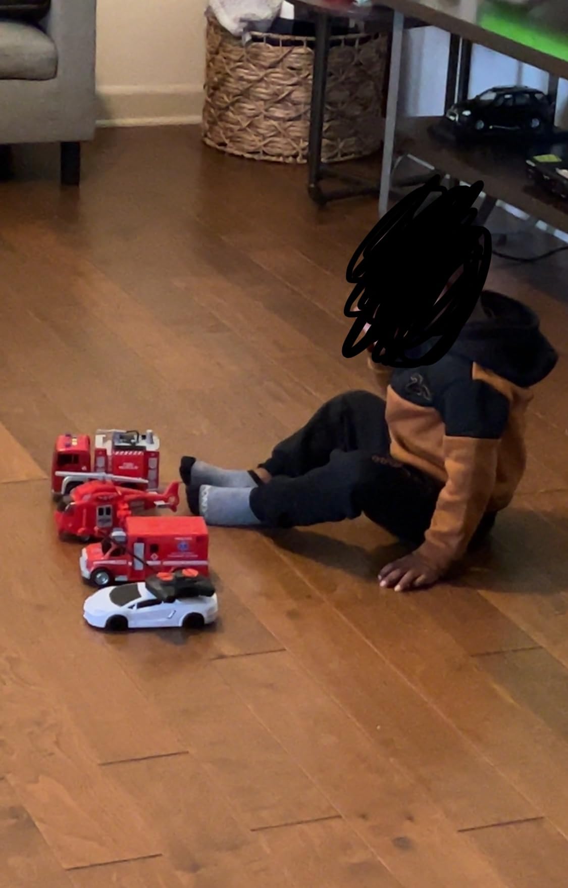 JOYIN Fire Truck Toys for 3 4 5 6 7 Year Old Boys - Fire Engine, Emergency Vehicle, Kids Firetruck, Friction Powered Car with Lights and Sounds, Birthday Gifts for Boys Girls Age 3-9 customer photo 1