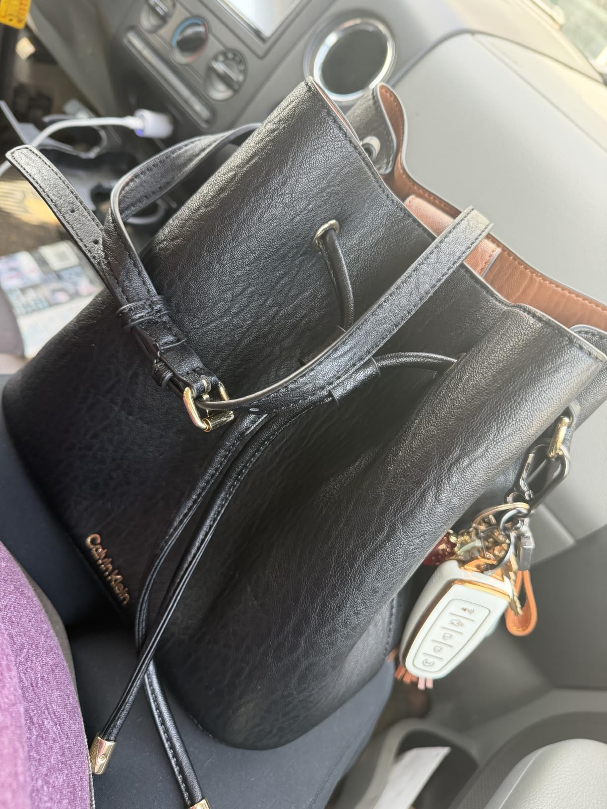 Calvin Klein Gabrianna Bucket customer photo 1