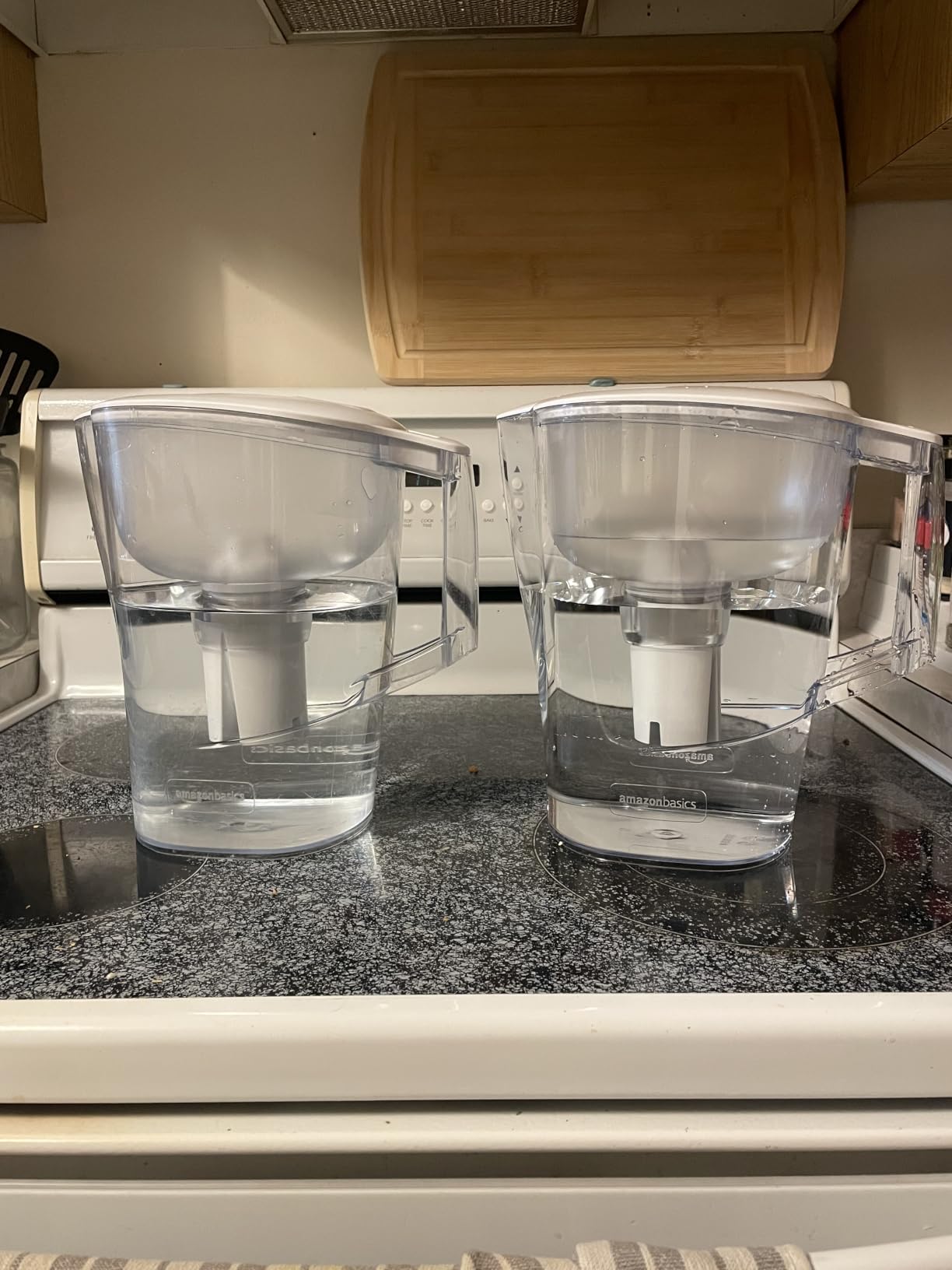 Amazon Basics 10-Cup Water Filter Pitcher Compatible with Brita Filters customer photo 1