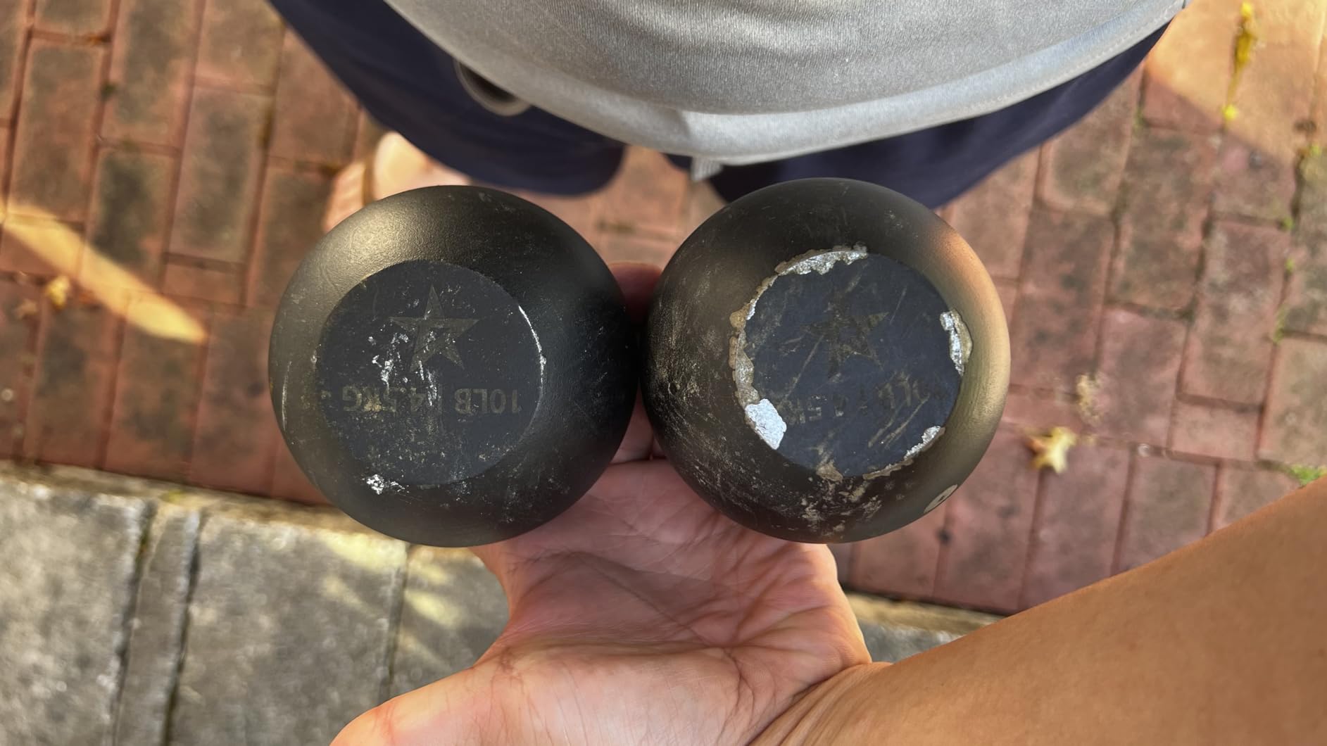 Yes4All Steel Mace Bell for Strength Training, Support Full Body, Muscles, Shoulder, Grips & Forearms Workouts, Stretching - 10 Pound customer photo 2