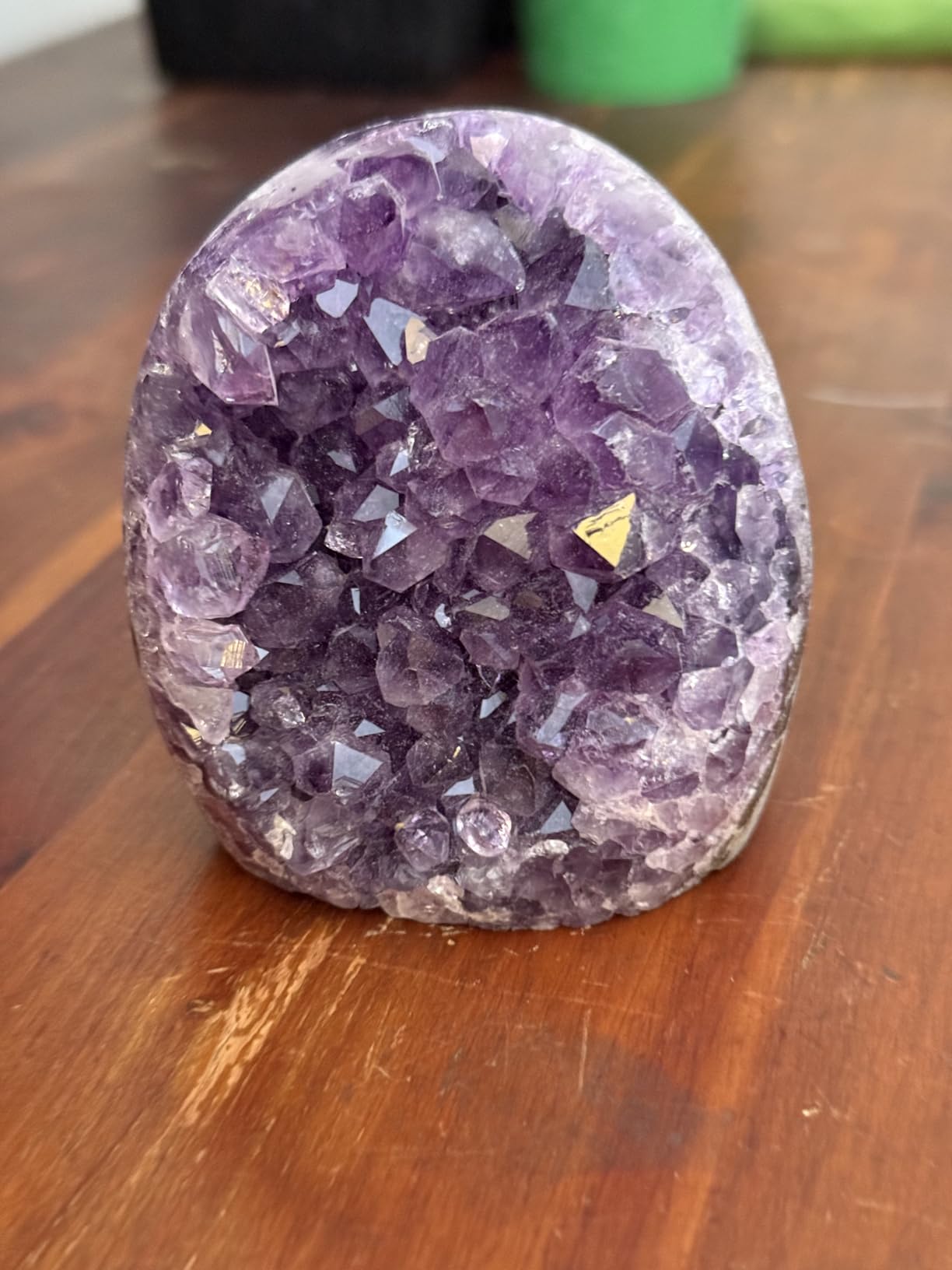 Premium Natural Amethyst Crystals Geode 0.5-0.75 lbs Healing Crystal Stones customer photo 2