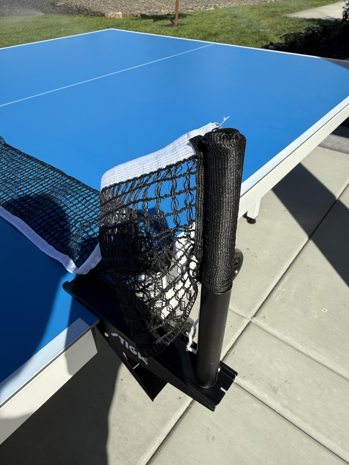 STIGA Premium Clipper Regulation Table Tennis Net and Post Sets - Easy Set Up and Spring Activated Clip ping Pong net Set customer photo 2