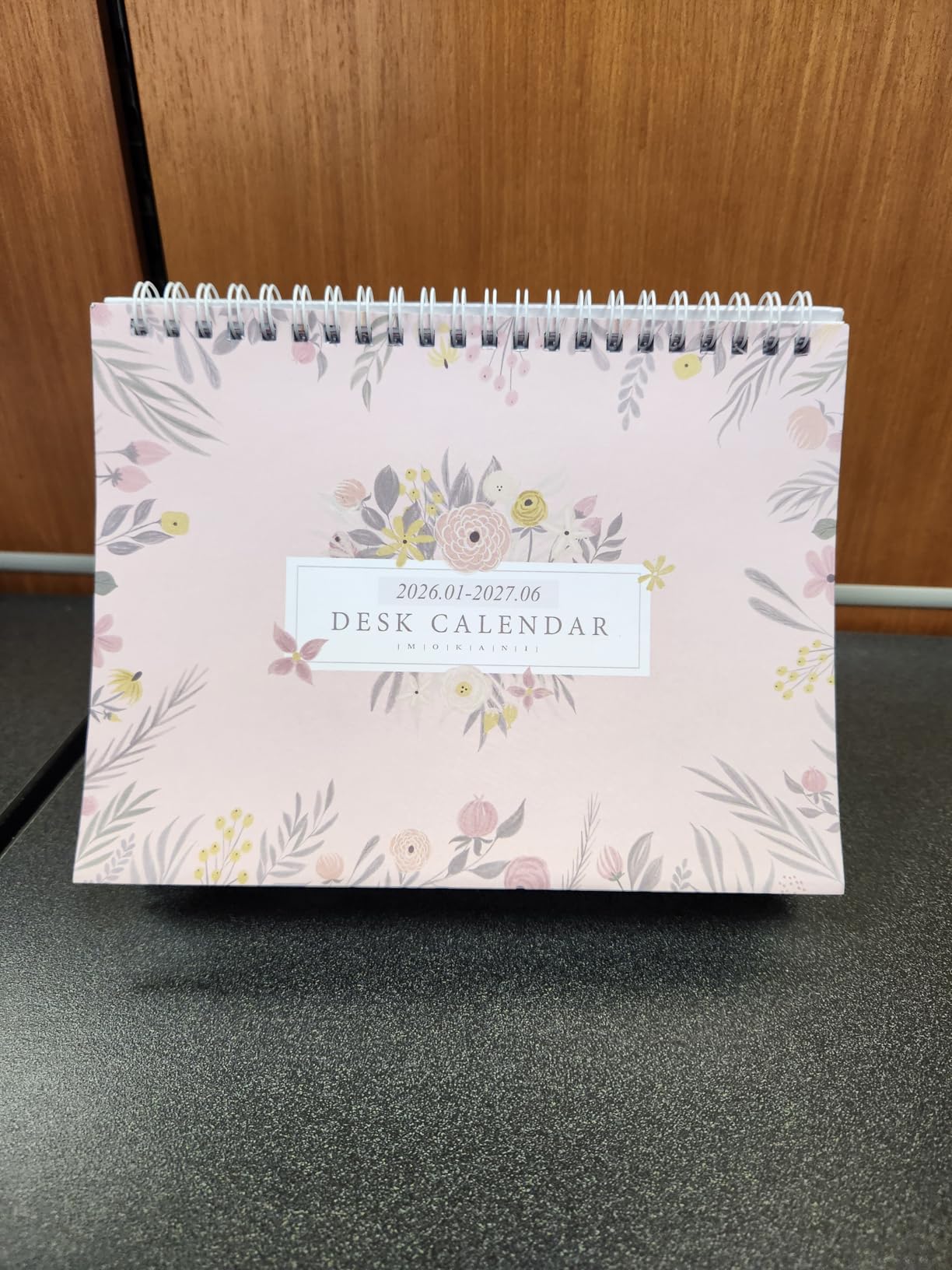 Mokani Small Desk Calendar 2026-2027, Desktop Calendar Oct.2026-Dec.2027 customer photo 2