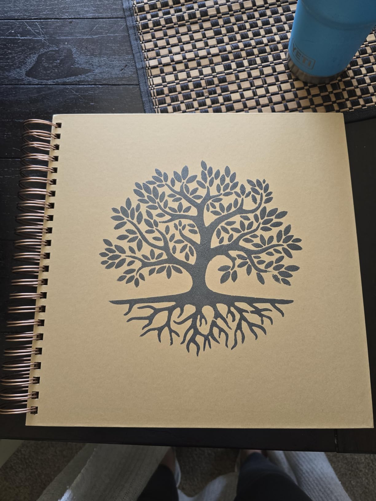 12x12 Modern Shop Scrapbook Album| Hardcover & Extra Thick- 250gsm 100 page | Spiral Scrapbook Album, Adventure Photo Album 100 Pages customer photo 1