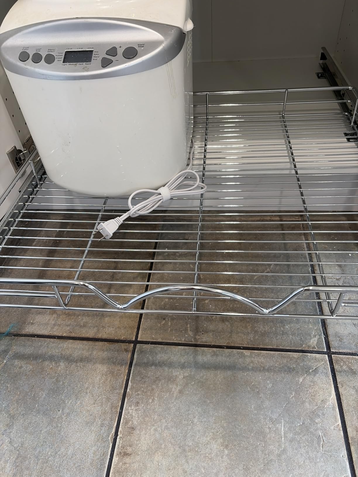HOLDN’ STORAGE Pull Out Cabinet Organizer, 14”W x 21”D Cabinet Drawer | Heavy-Duty Caddy, Lifetime Limited Warranty, Steel Metal Cabinet Drawers, Chrome, Requires At Least 15-1/4” Cabinet Opening customer photo 2