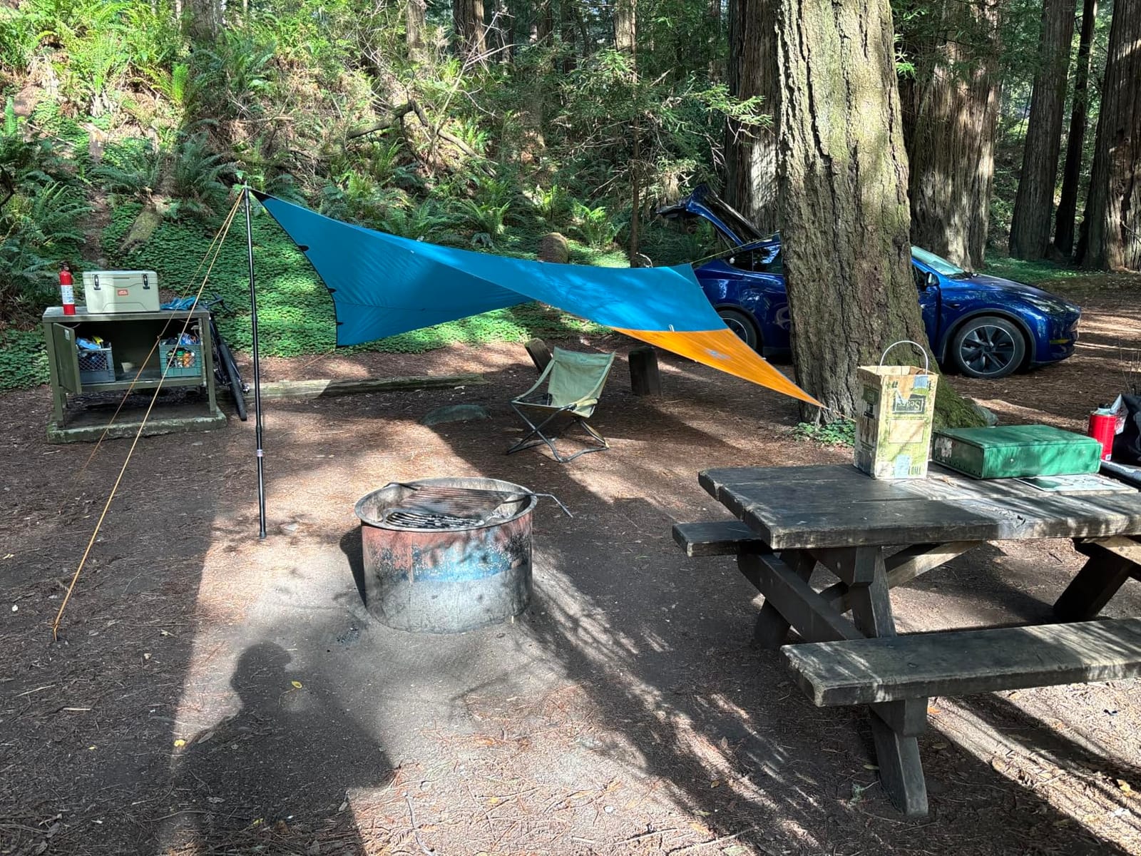 Kelty Noah’s Tarp Sun Shelter and Multi-Use Awning Rainfly, Portable Canopy UV Protection, Waterproof + Durable, 3 Sizes for Customized Pitch (12ft) customer photo 2