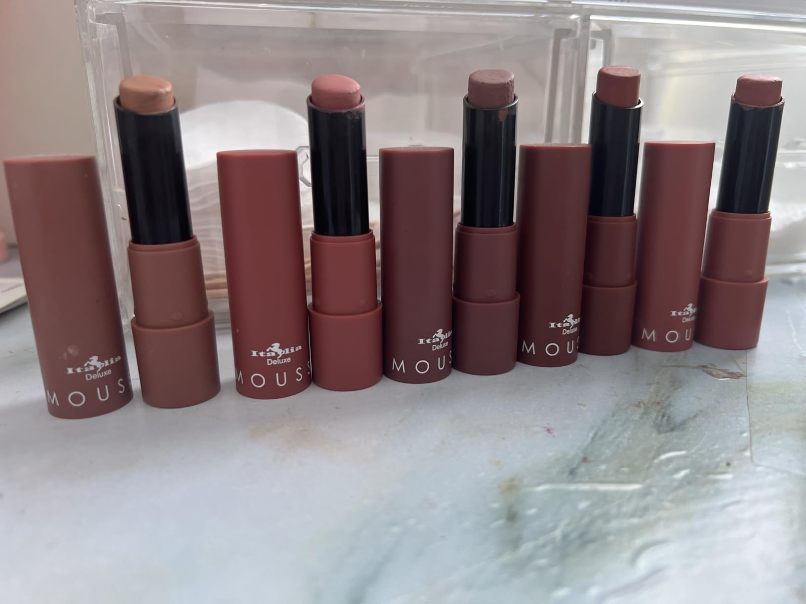 Italia Deluxe Top Five Mousse Matte Lipstick Set Send Nudes customer photo 2