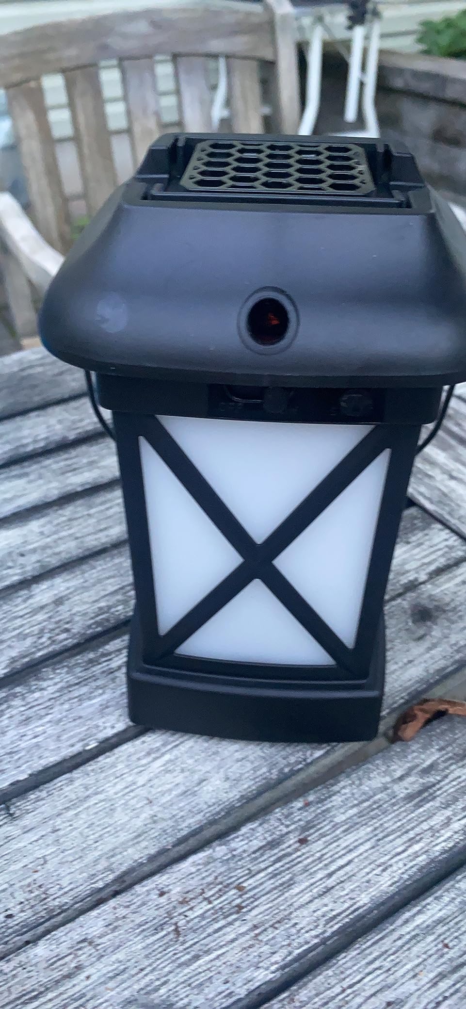 Thermacell Mosquito Repellent Lantern; No Spray Mosquito Repellent For Patios; Includes 12-Hours of Protection; Scent-Free, No Flame Citronella Candle Alternative customer photo 2