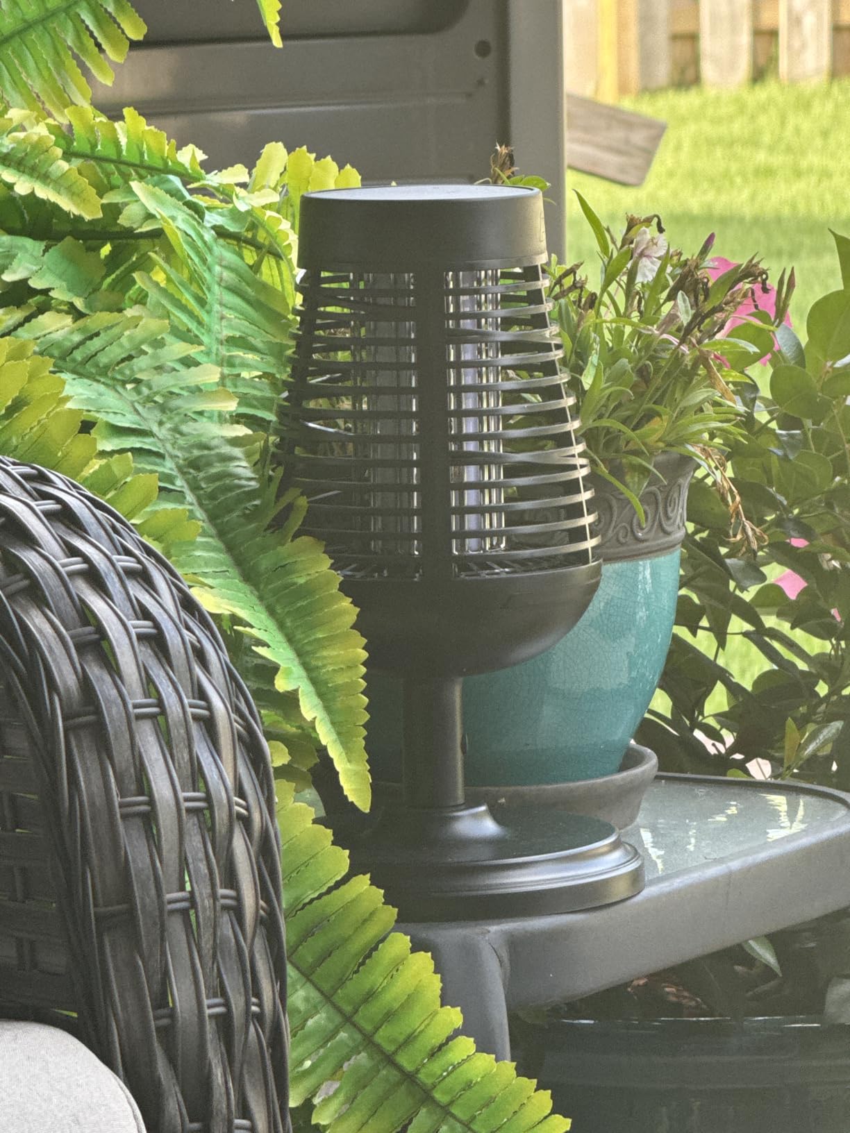 PIC Solar Insect Killer Torch (DFST), Bug Zapper and Accent Light, Solar Bug Zapper - Kills Bugs on Contact customer photo 1
