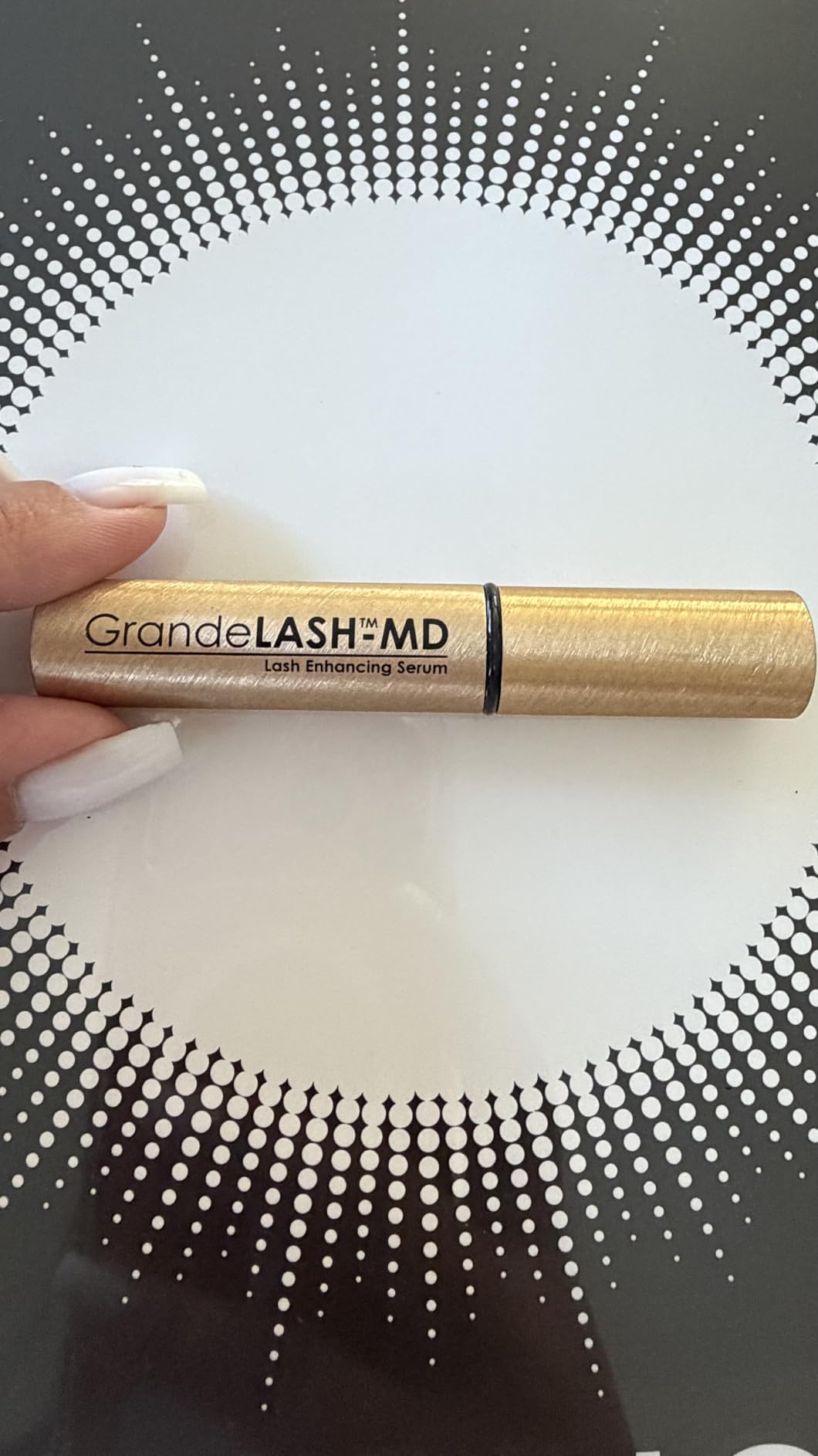 Grande Cosmetics GrandeLASH-MD Lash Enhancing Serum - Peptide & Vitamin Infused Formula for Longer, Thicker, Fuller Looking Lashes - Ophthalmologist Tested, Cruelty-Free, 6 Week Supply (1mL) customer photo 1