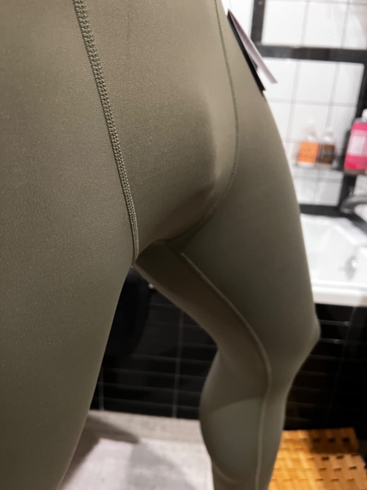 Willit Men's Yoga Workout Leggings Quick Dry Running Dance Tights with Pockets Stretch Compression Pants customer photo 2
