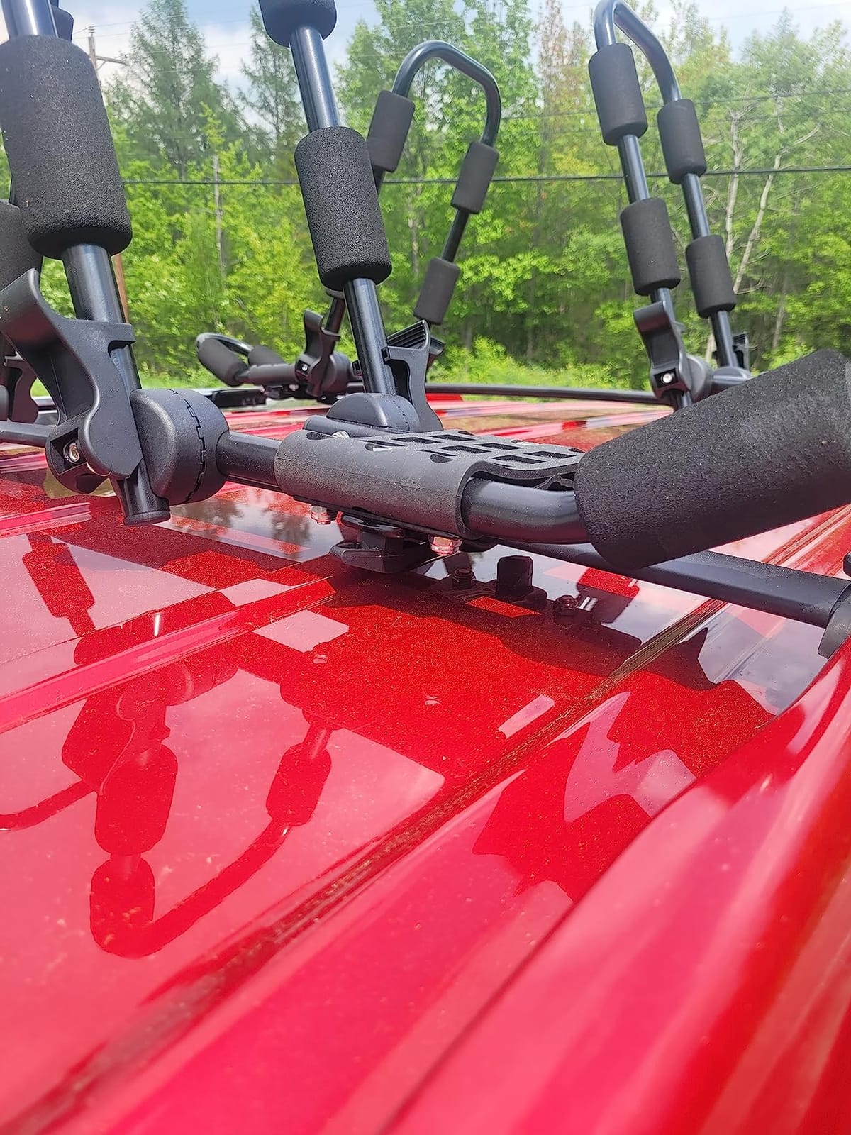 Leader Accessories Folding Kayak Roof Rack 4 PCS/Set, J Bar for 2 Kayaks customer photo 2