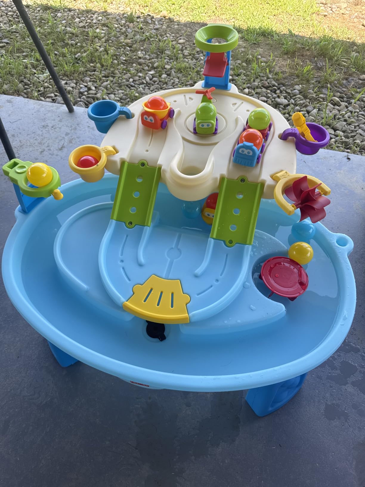 Step2 Ball Buddies Adventure Center Water Table for Kids, Indoor and Outdoor Kids Water Sensory Table Pool, Ages 1.5+ Years Old, 23 Piece Water Toy Accessories, Blue customer photo 2