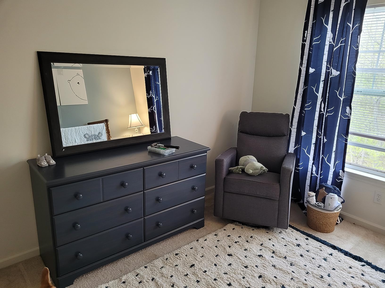 DaVinci Gabby Glider Recliner Nursery Chair w/ 360° Swivel - Misty Grey customer photo 2