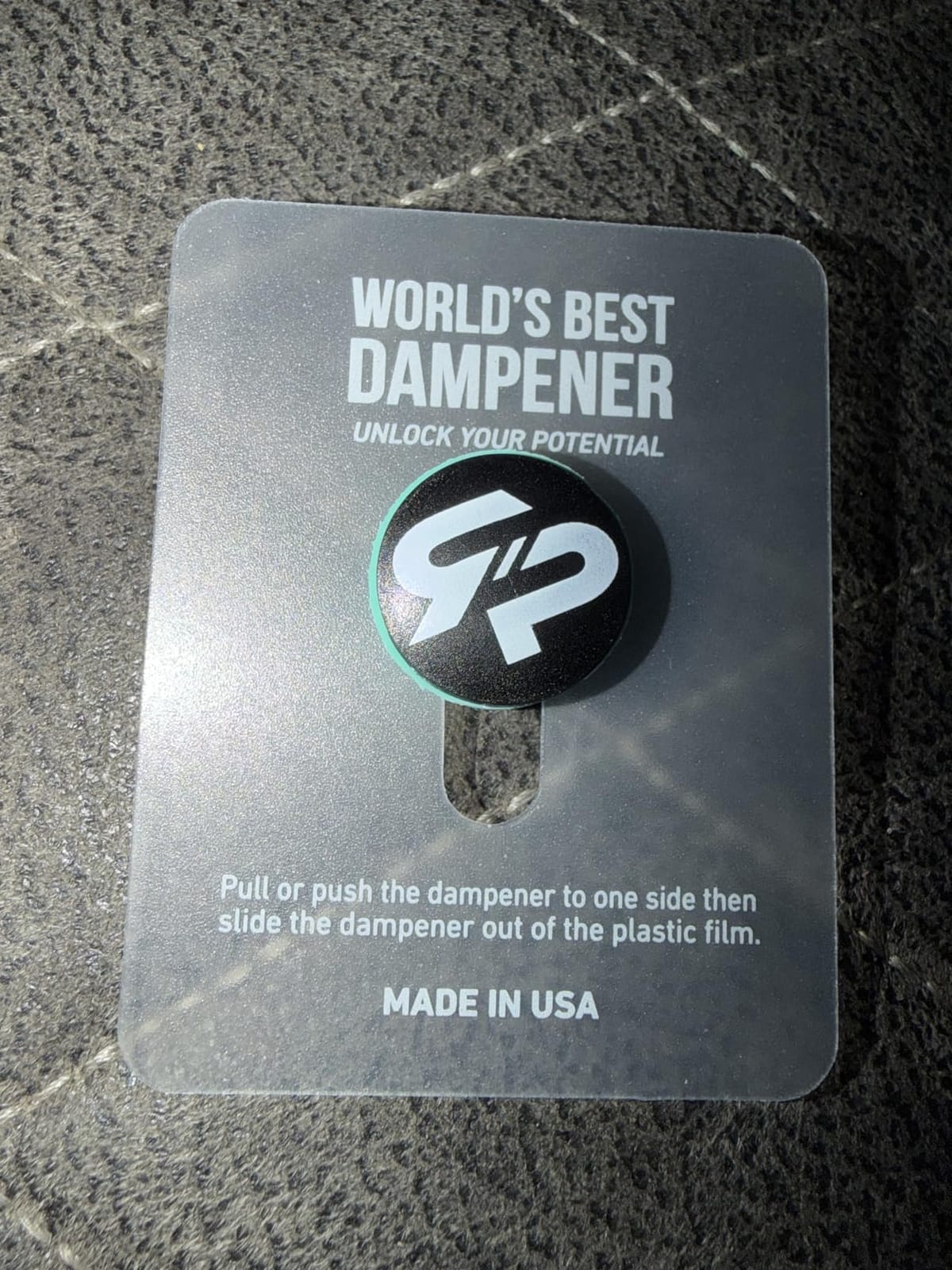 RTP Tennis Racket Vibration Dampener - ShockSorb Original or Ultrasoft V3 | The Only Dampener Made for Pain Relief - Handcrafted with Patented Material Sorbothane Made in USA - 1 Pack customer photo 2