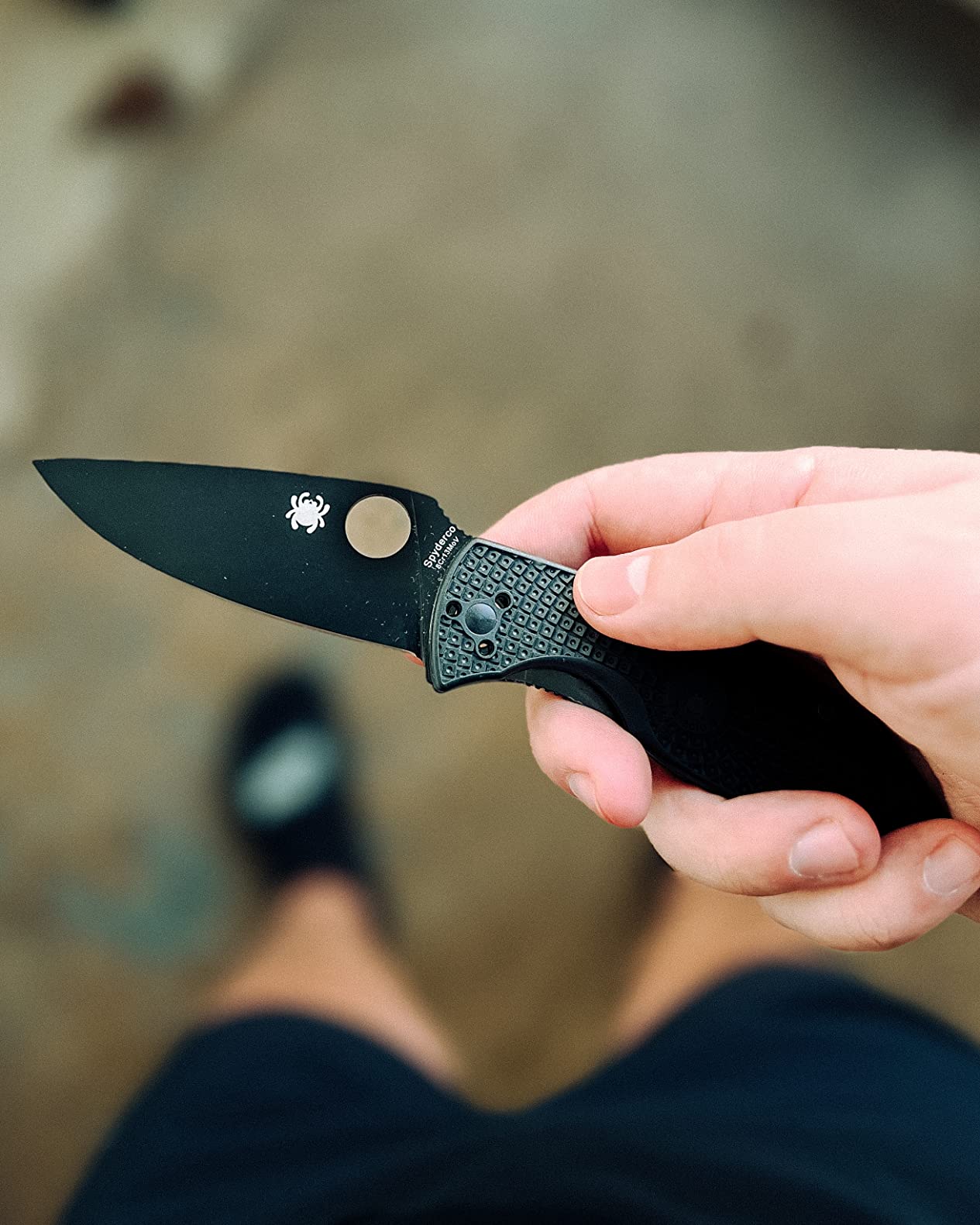 Spyderco Tenacious Lightweight Folding Pocket Knife, PlainEdge customer photo 1