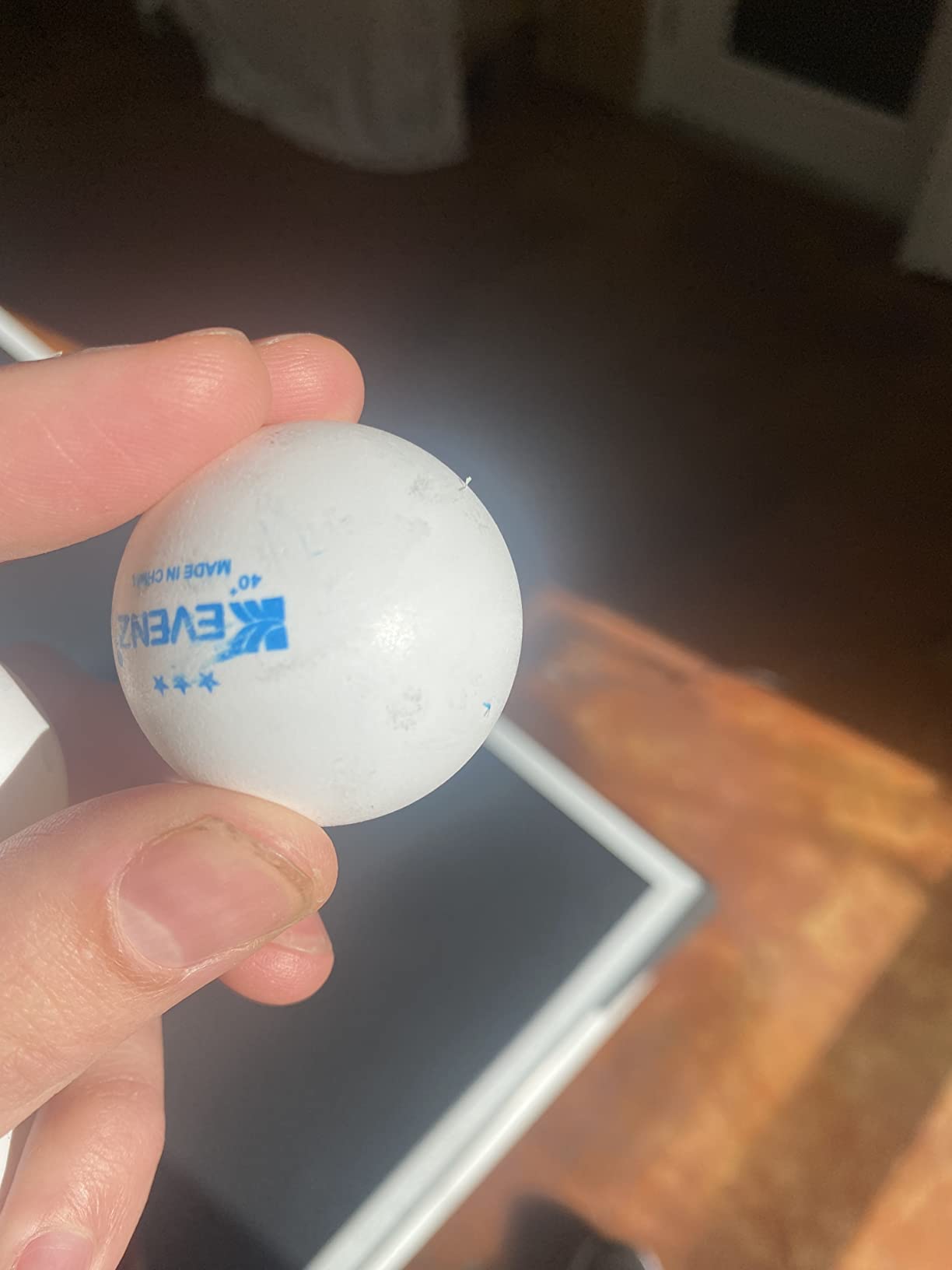 KEVENZ 3 Star Ping Pong Balls, 40+mm Advanced Table Tennis Balls, Bulk Outdoor and Indoor Ping-Pong Balls for Training, Competition and More, White customer photo 1