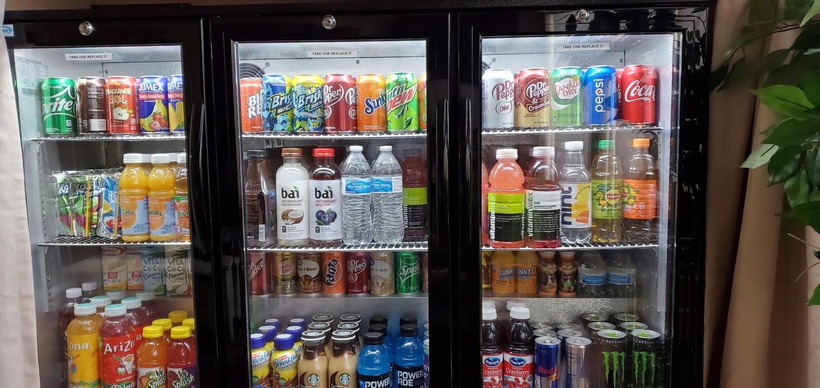 KoolMore - BC-3DSW-BK 3 Door Back Bar Cooler Counter Height Glass Door Refrigerator with LED Lighting - 11 cu.ft, Black customer photo 2