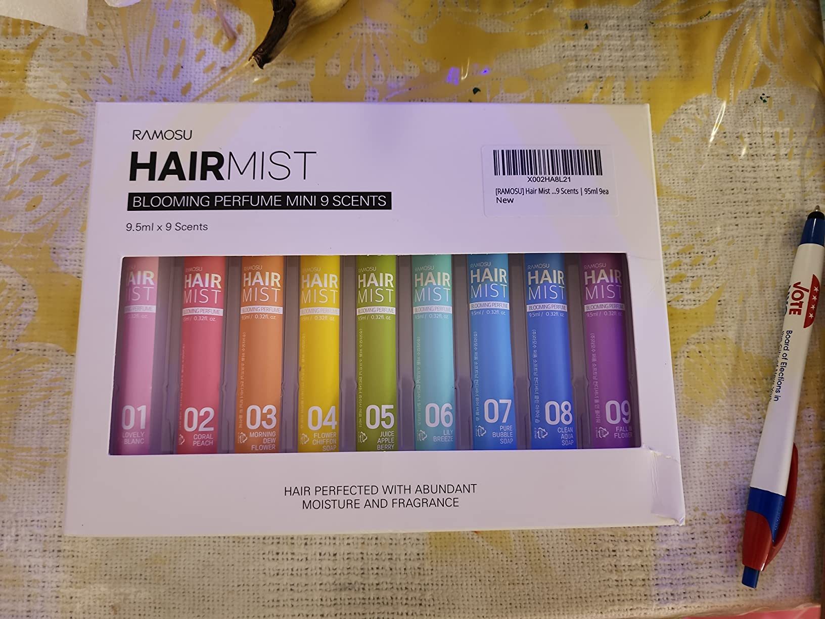 [RAMOSU] Hair Mist Blooming Perfume Mini 9 Scents | 9.5ml * 9ea customer photo 1