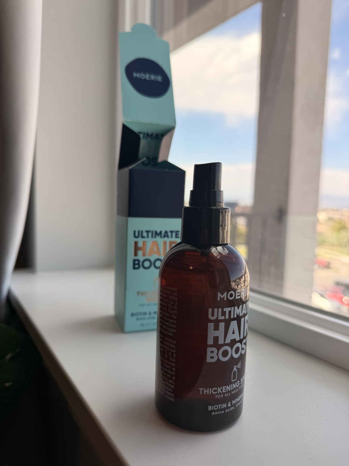 Moerie Hair Growth Serum Spray for Men and Women, Hair Loss Solution with Biotin and Rosemary, Thickening Serum for Hair Regrowth and Thinning Hair - Ultimate Scalp and Growth Care customer photo 1