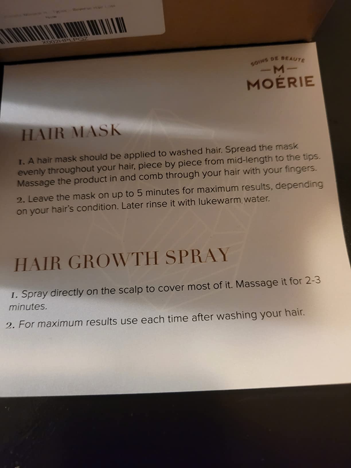 Moerie Hair Growth Serum Spray for Men and Women, Hair Loss Solution with Biotin and Rosemary, Thickening Serum for Hair Regrowth and Thinning Hair - Ultimate Scalp and Growth Care customer photo 2
