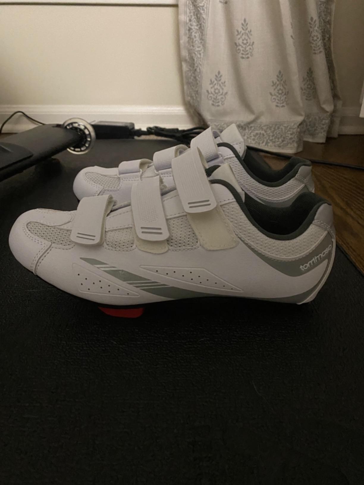 Tommaso Pista SPD & Peloton Shoes for Women—2 in 1—Fit for Peloton, Spin & Indoor Bikes—Install Your Own Delta or SPD Cleats Essential Bike Accessories for Cyclebar & Soulcycle customer photo 2