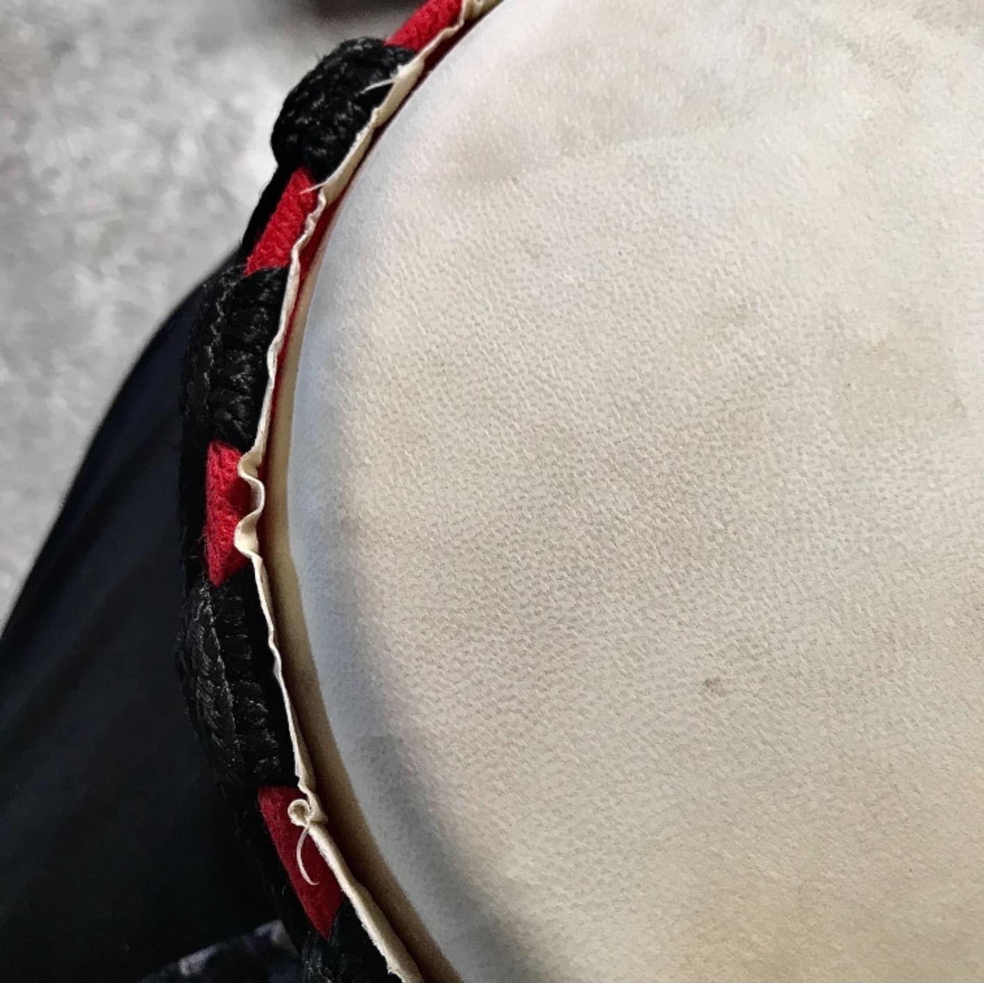 Kmise Djembe African Hand Drum Mahogany Standard Goat Skin Drumhead (6 inch) customer photo 1