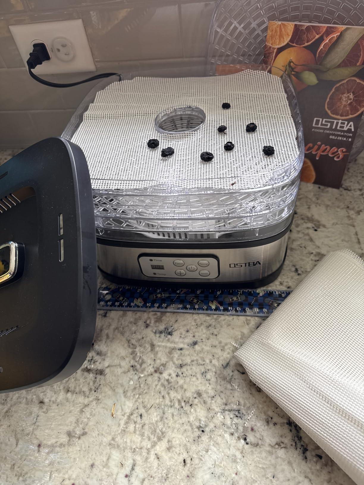 OSTBA Food Dehydrator, 5 Trays, 240W Dryer for Jerky, Fruit & Snacks customer photo 2