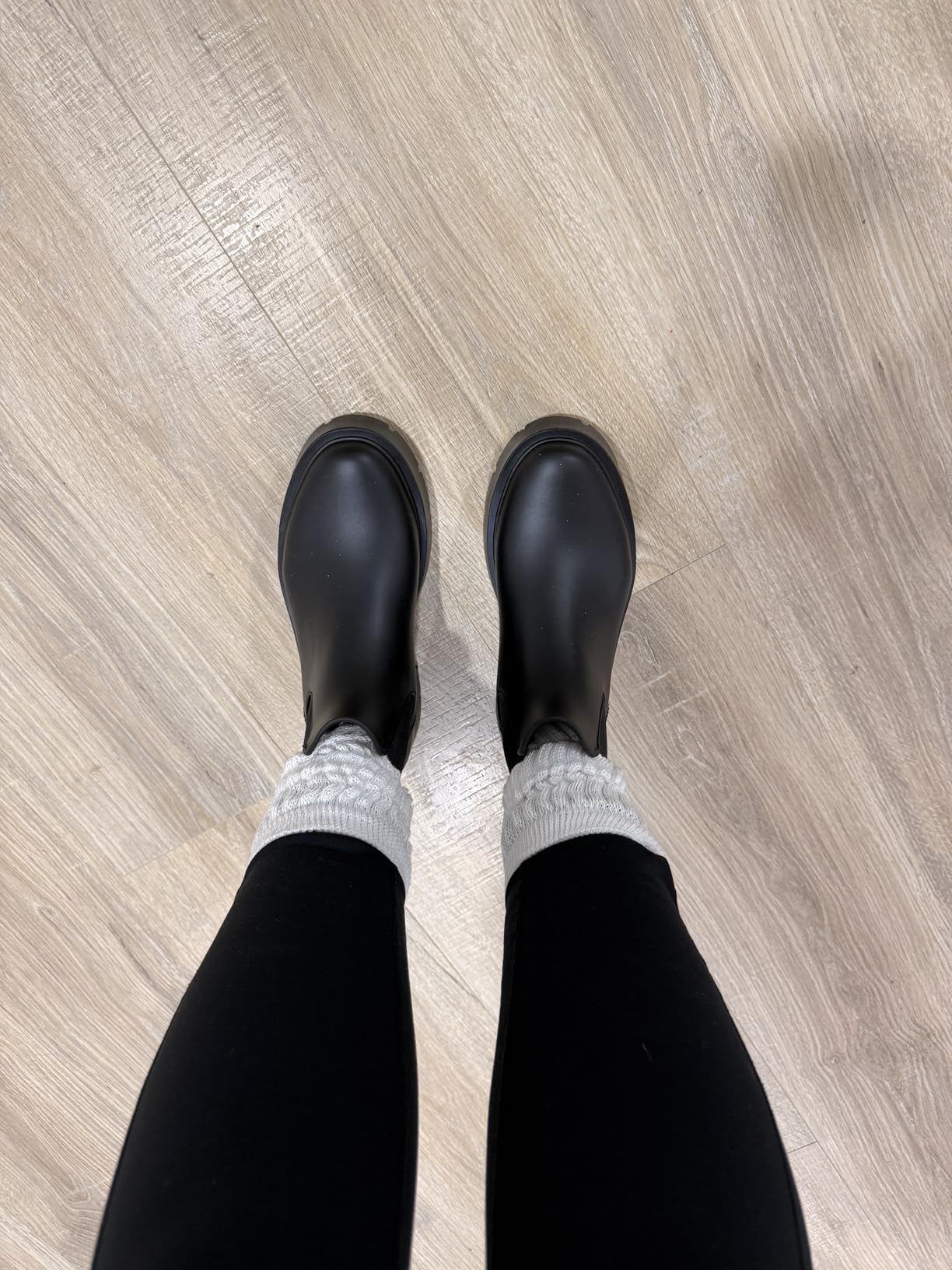 Asgard Women's Ankle Rain Boots Waterproof Chelsea Boots | Stylish Matte Finish, Easy On&Off, Non Slip, Ideal for Rainy Commute customer photo 2