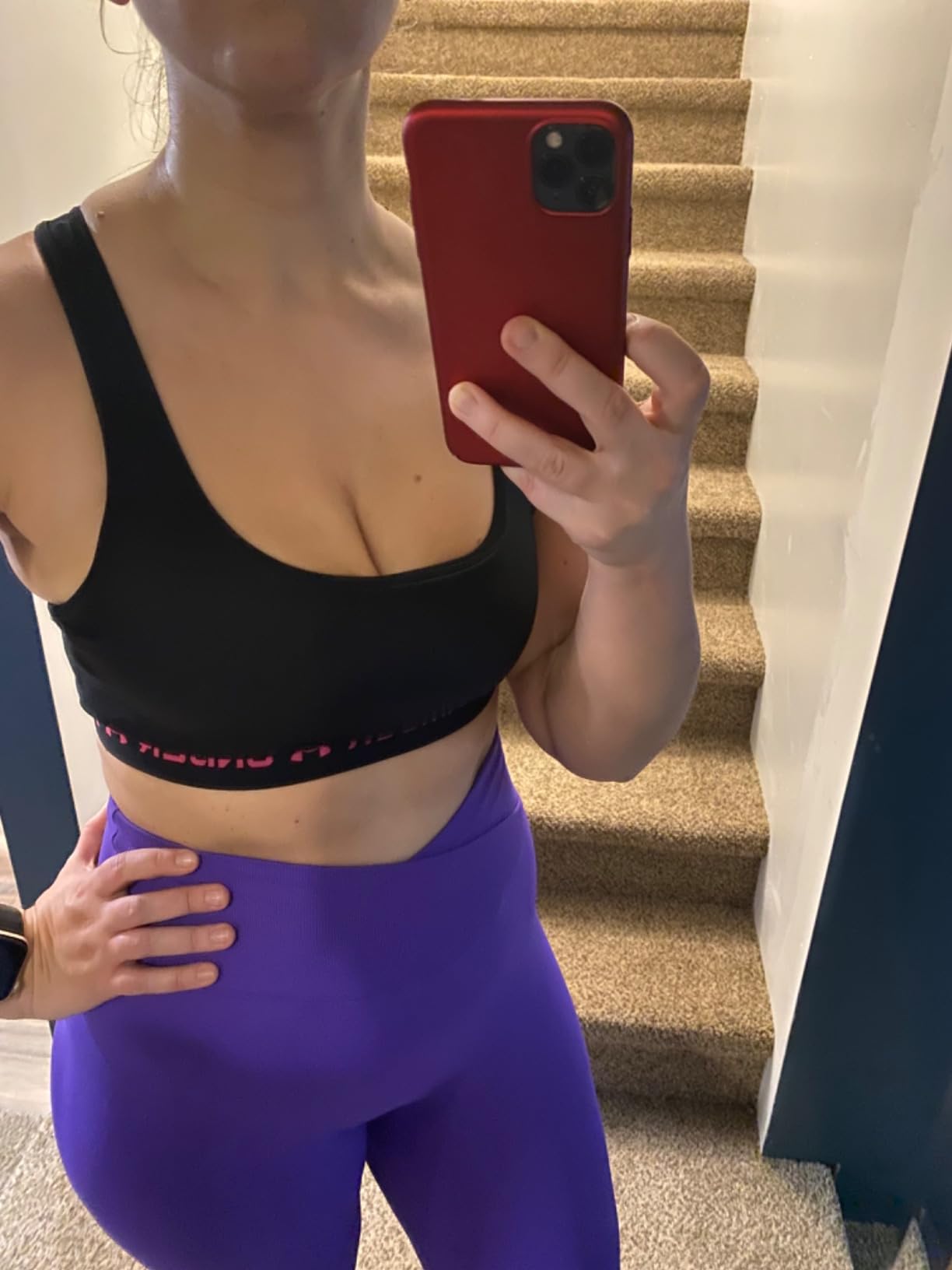 Under Armour Women's Crossback Mid Impact Sports Bra customer photo 1