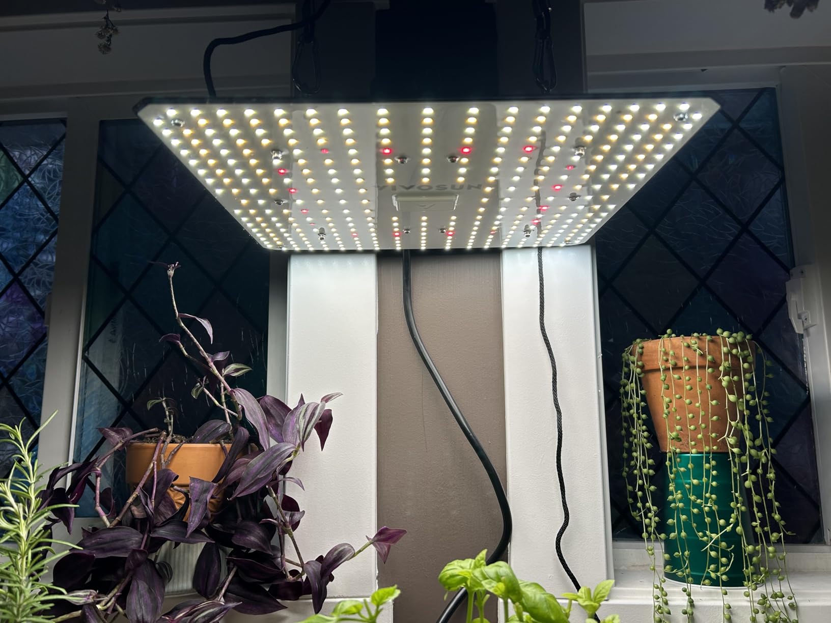 VIVOSUN LumaLight 100W LED Grow Light, Full Spectrum Plant Light customer photo 2
