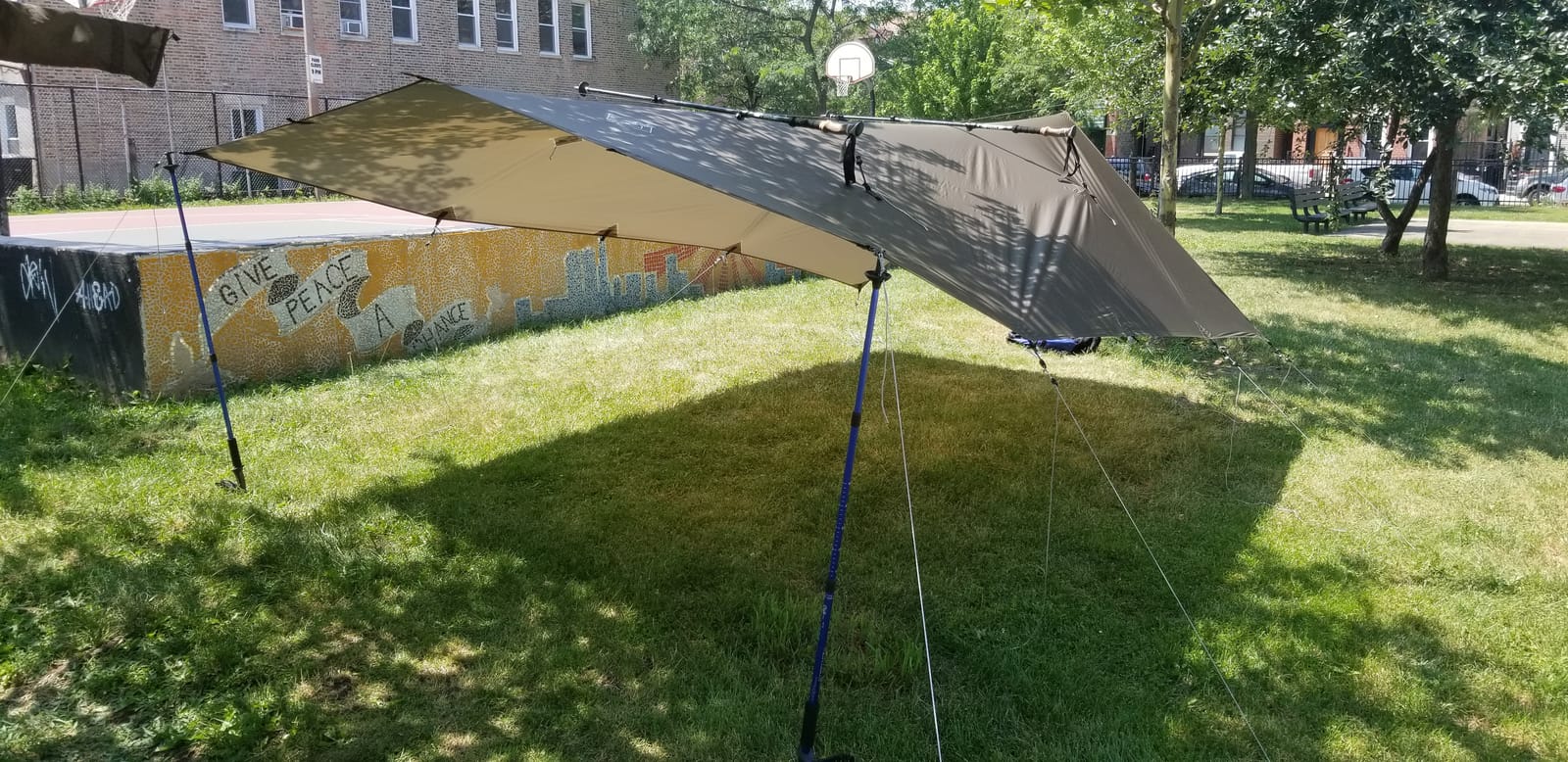 onewind 12×10ft Ultralight Camping Hammock Tarp, Hammock Rainfly with Doors customer photo 2