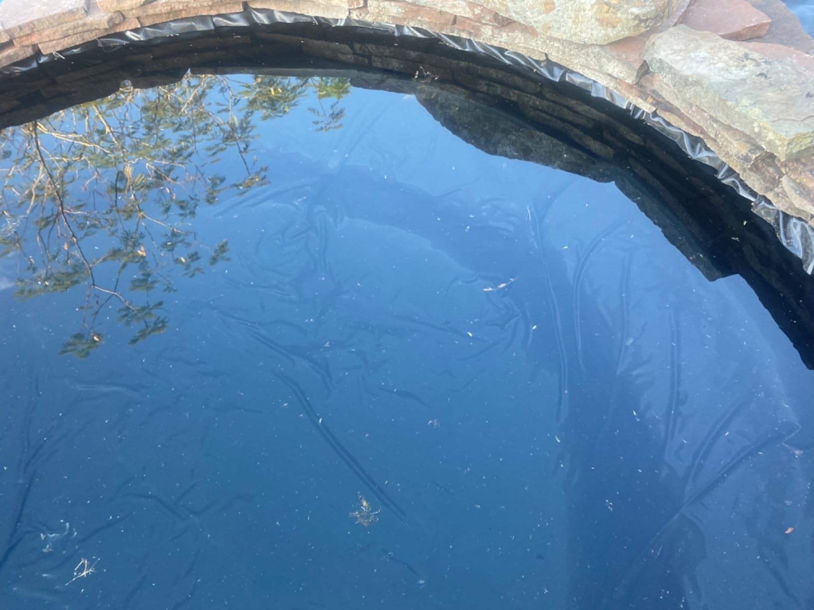UWIOFF Pond Liner, 20 Mil HDPE Pond Liners for Outdoor Ponds, 10 x 13 FT customer photo 1