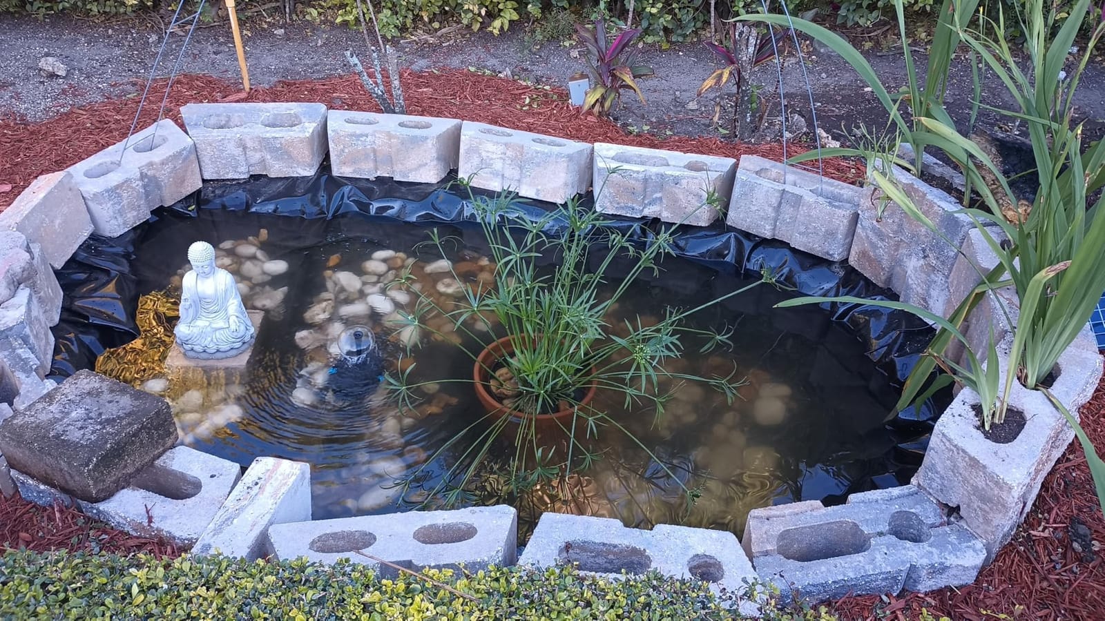 UWIOFF Pond Liner, 20 Mil HDPE Pond Liners for Outdoor Ponds, 10 x 13 FT customer photo 2