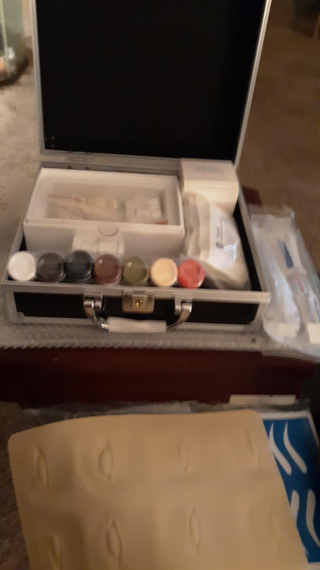Charme Princesse Permanent Makeup Machine Tattoo Kit with Manual Pen Eyeliner Eyebrow Ruler Practice Skin Ring Cup Eyeliner Tattoo Supplies Pigments for Eyebrows EK516 customer photo 2