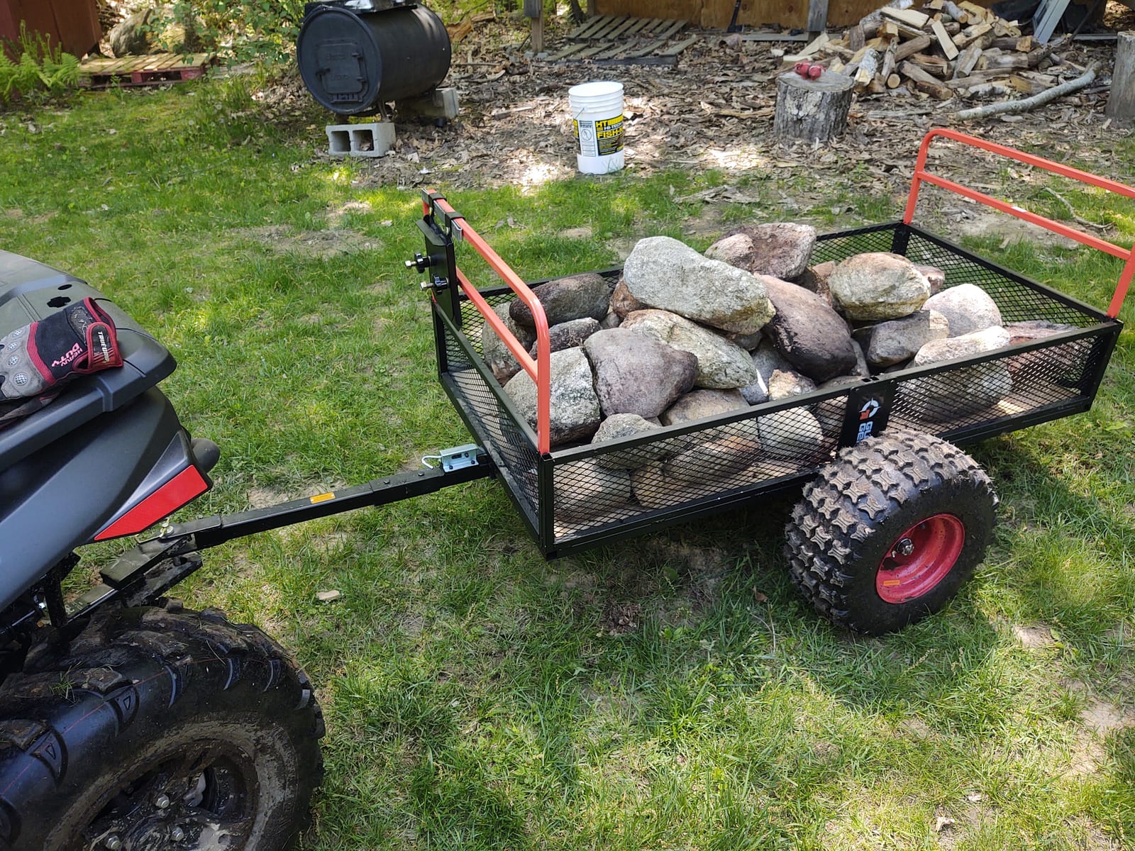 Guide Gear Cargo Utility Trailer, Heavy Duty Carts with Wheels, ATV Carrier customer photo 1