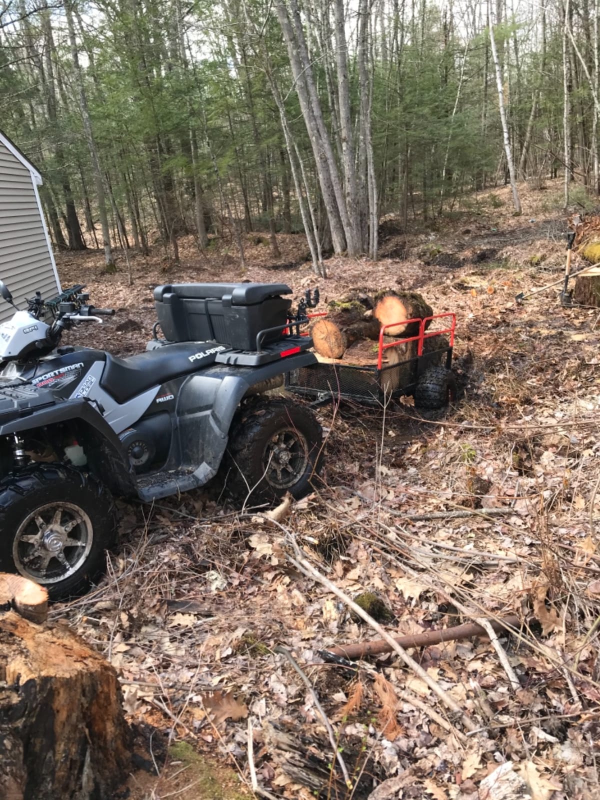 Guide Gear Cargo Utility Trailer, Heavy Duty Carts with Wheels, ATV Carrier customer photo 2