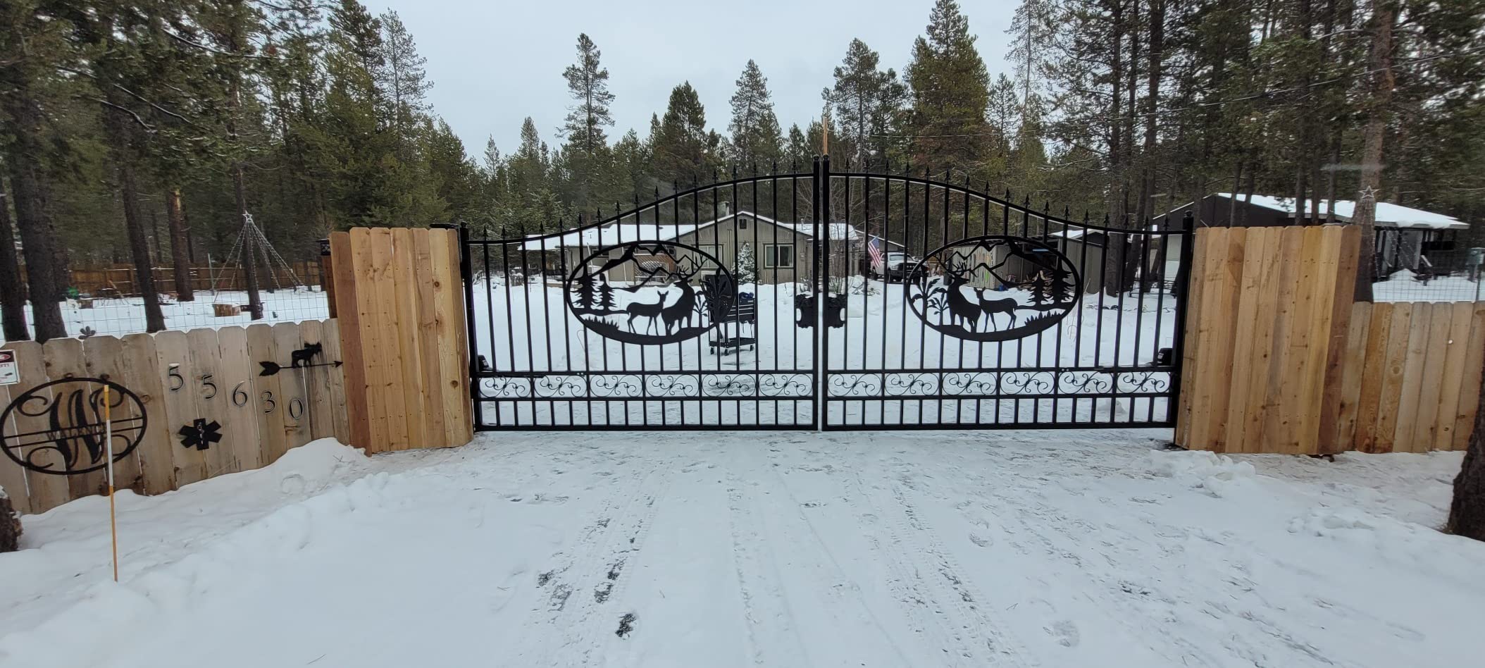 TOPENS AT602 Dual Swing Gate Opener Medium Duty customer photo 1