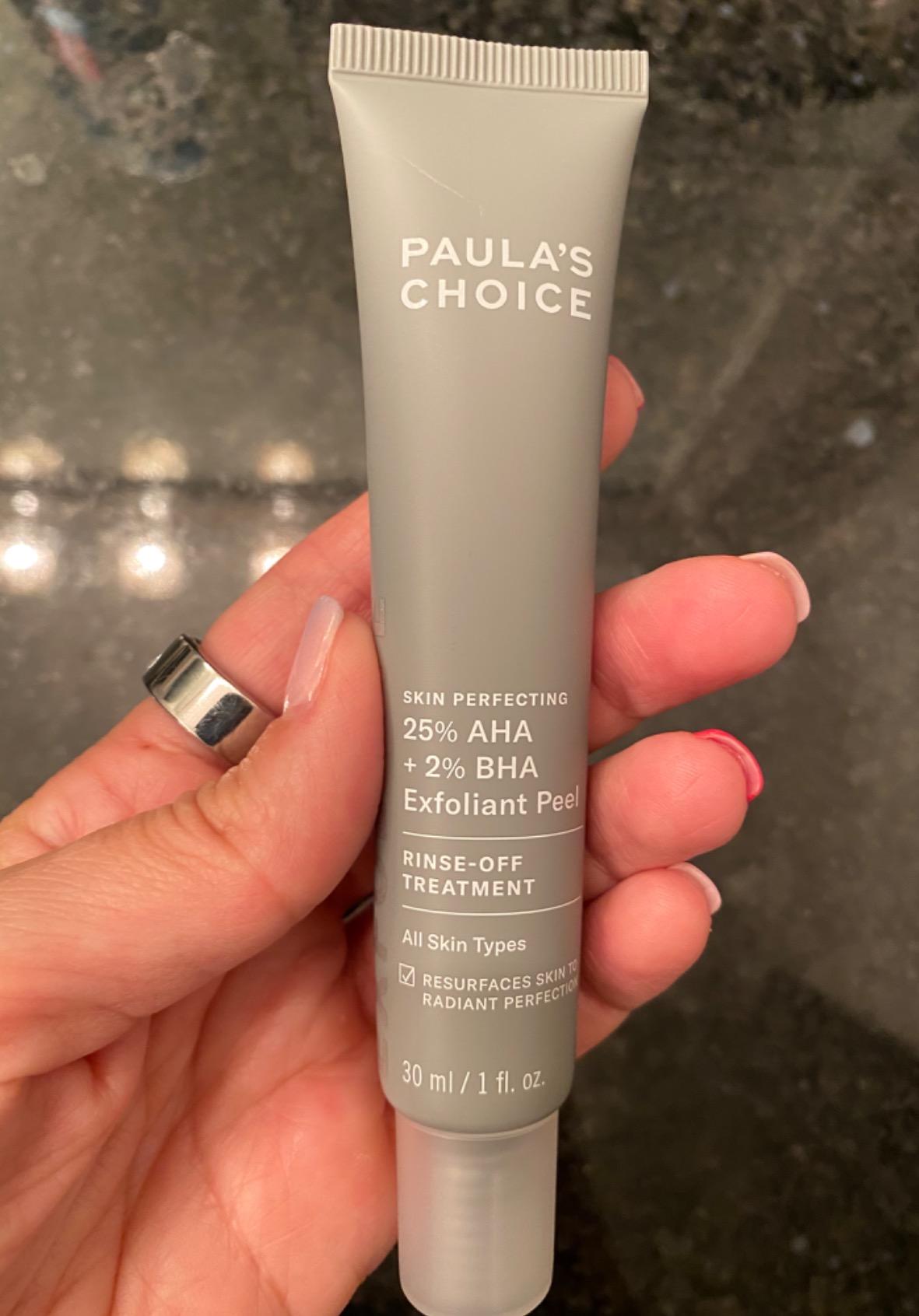 Paula's Choice SKIN PERFECTING 25% AHA + 2% BHA Face Exfoliant Peel 1 Fl Oz customer photo 1