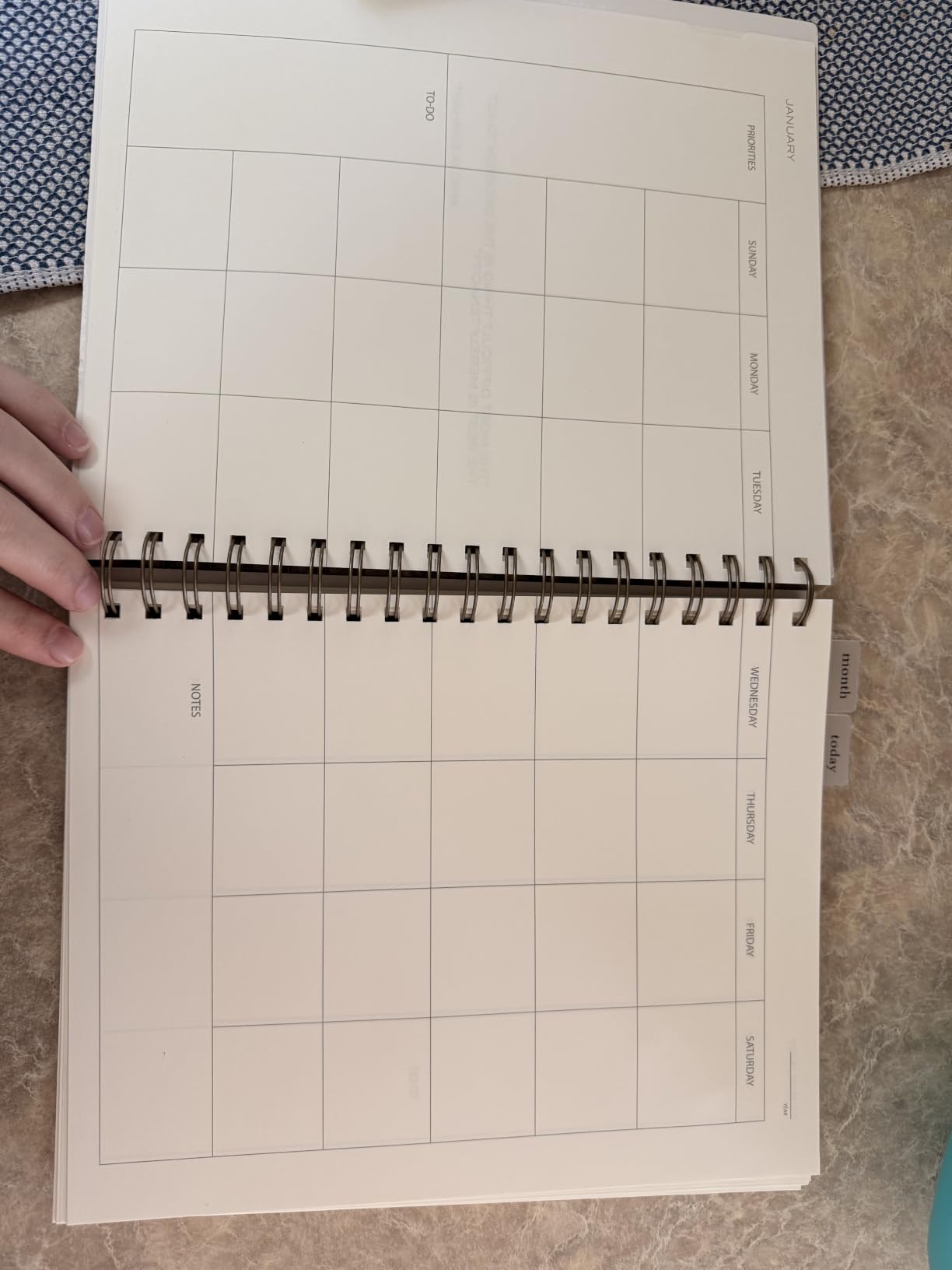 Anecdote 2027 Daily Planner, 2026-2027 Calendars, Flexible 26 Weeks Undated | 1 Page per Day | 8.5
