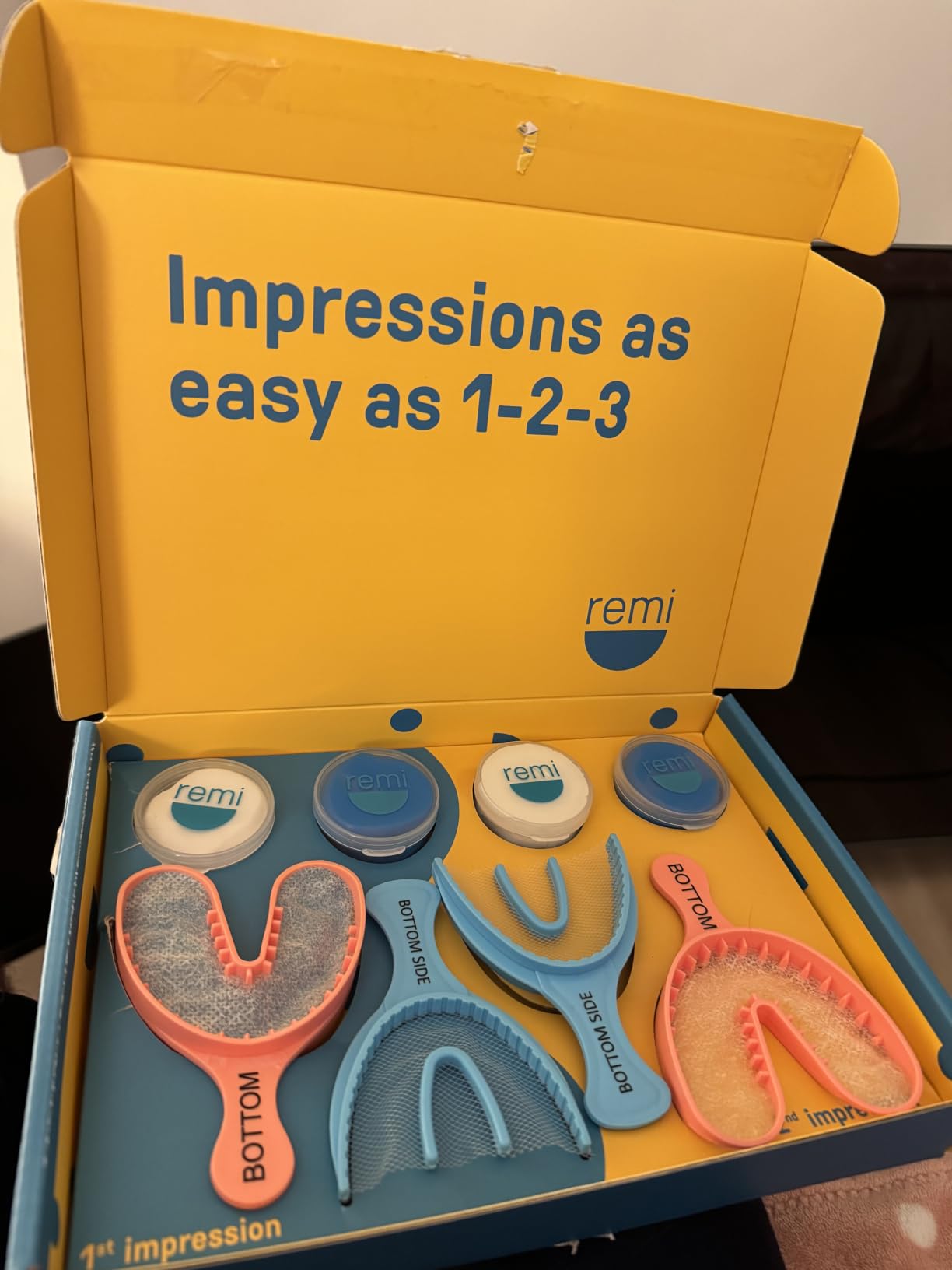Remi Custom Night Guard Impression Kit | Two (2) Custom-Fit Guards + Case | Night Guards for Teeth Grinding, Mail-In At-Home Custom Dental Molding Kit, Bruxism Night Guard, Sleeping Mouth Guard customer photo 1
