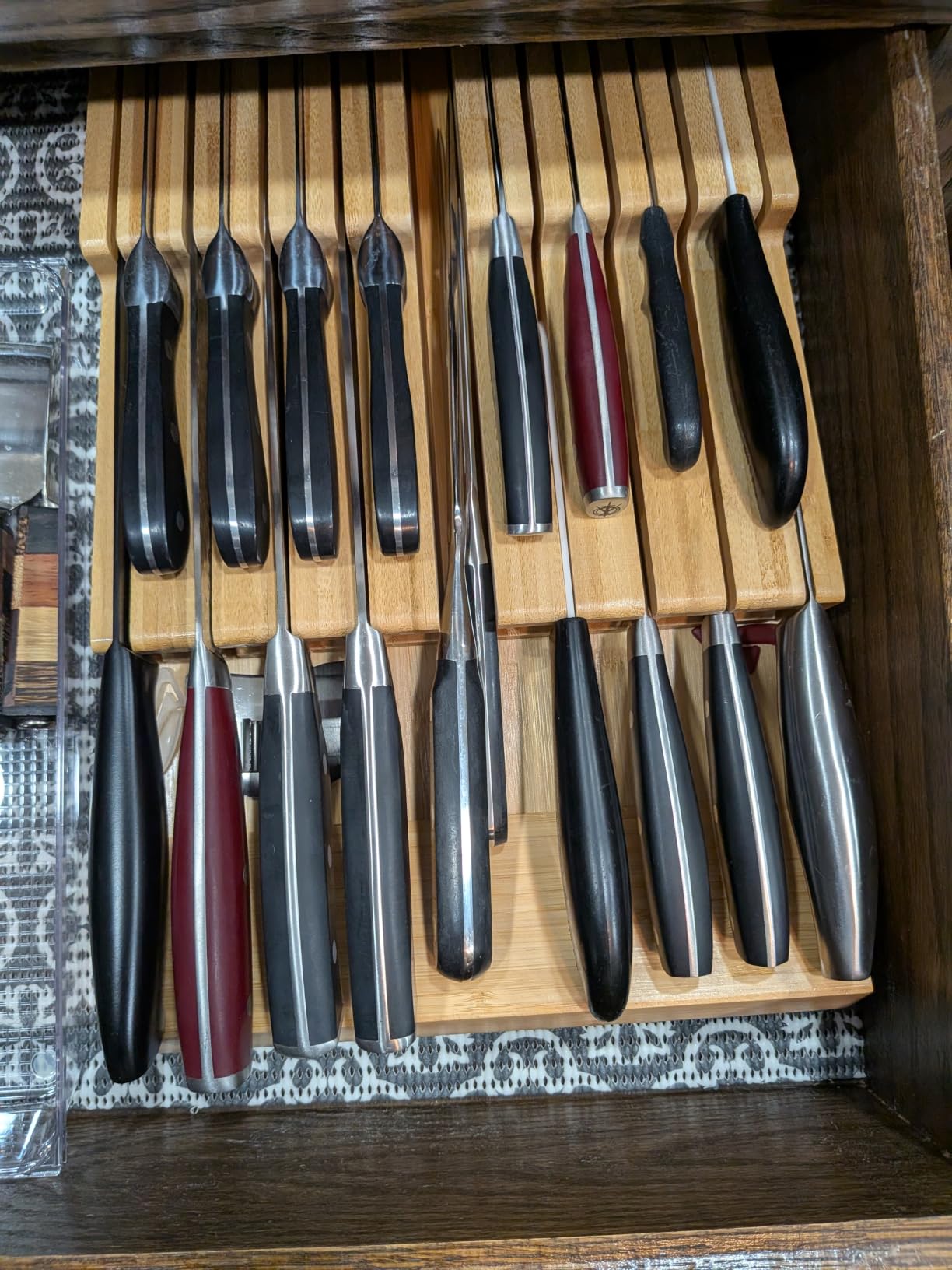 NIUXX Bamboo In-Drawer Knife Block Set for 9 Knives(Not Included) customer photo 2