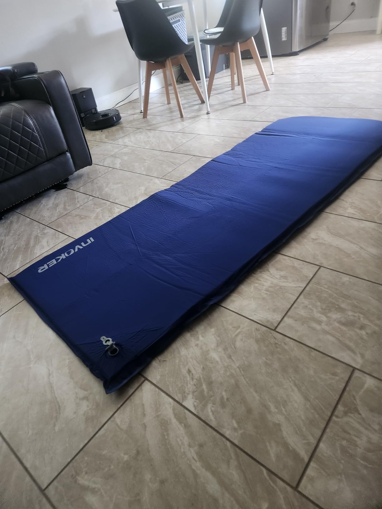 INVOKER Camping Sleeping Pad, Self-Inflating, 75 x 24 x 3.15 in, Green customer photo 1