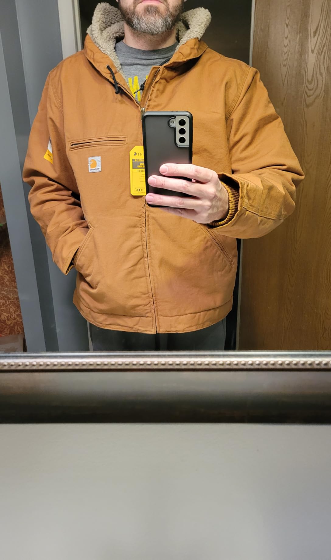 Carhartt Men's Washed Duck Sierra Jacket customer photo 2