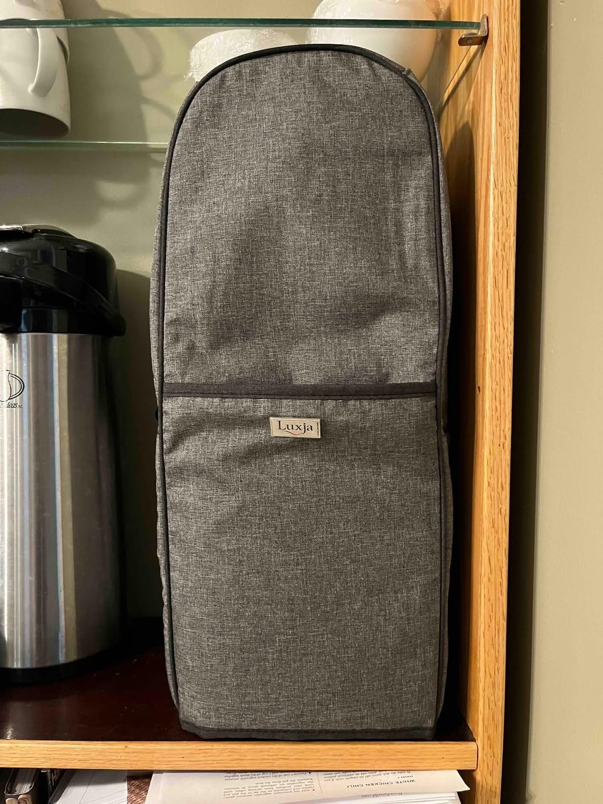 LUXJA Blender Cover Compatible with Vitamix 64 oz Low-Profile Blender, Gray customer photo 2