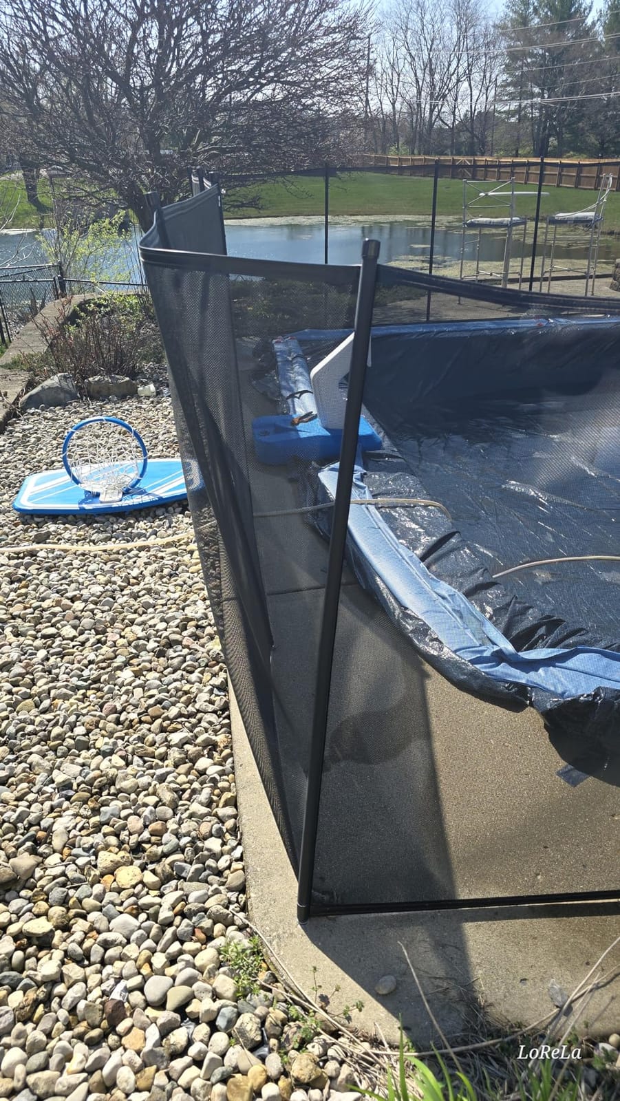 Happybuy Removable Pool Safety Fence Door, 4x2.5FT, Manual Lock, Black, Adaptive with Happybuy Pool Fence customer photo 2