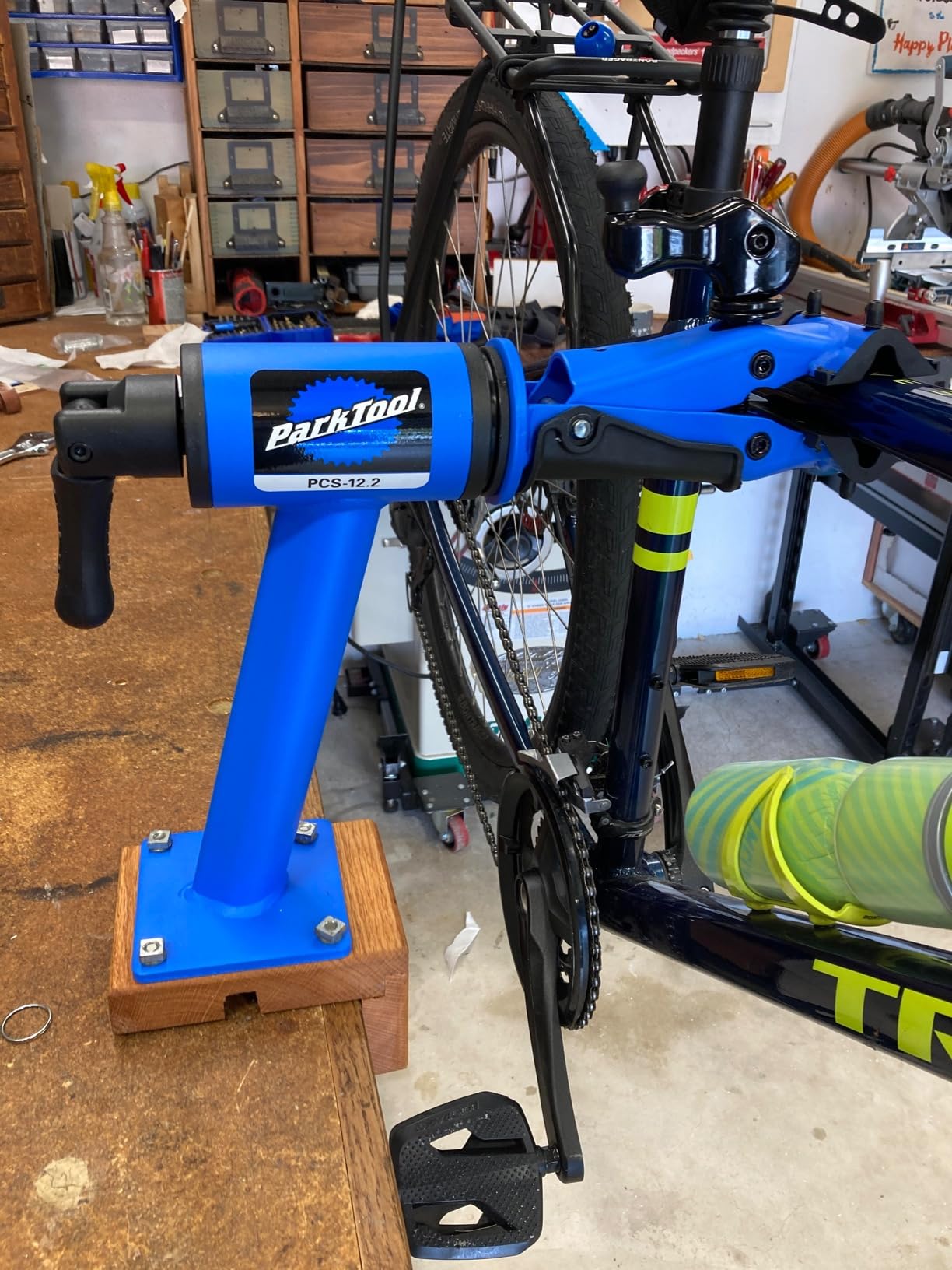 Park Tool PCS-12.2 Home Bicycle Mechanic Bench Mount Repair Stand customer photo 1